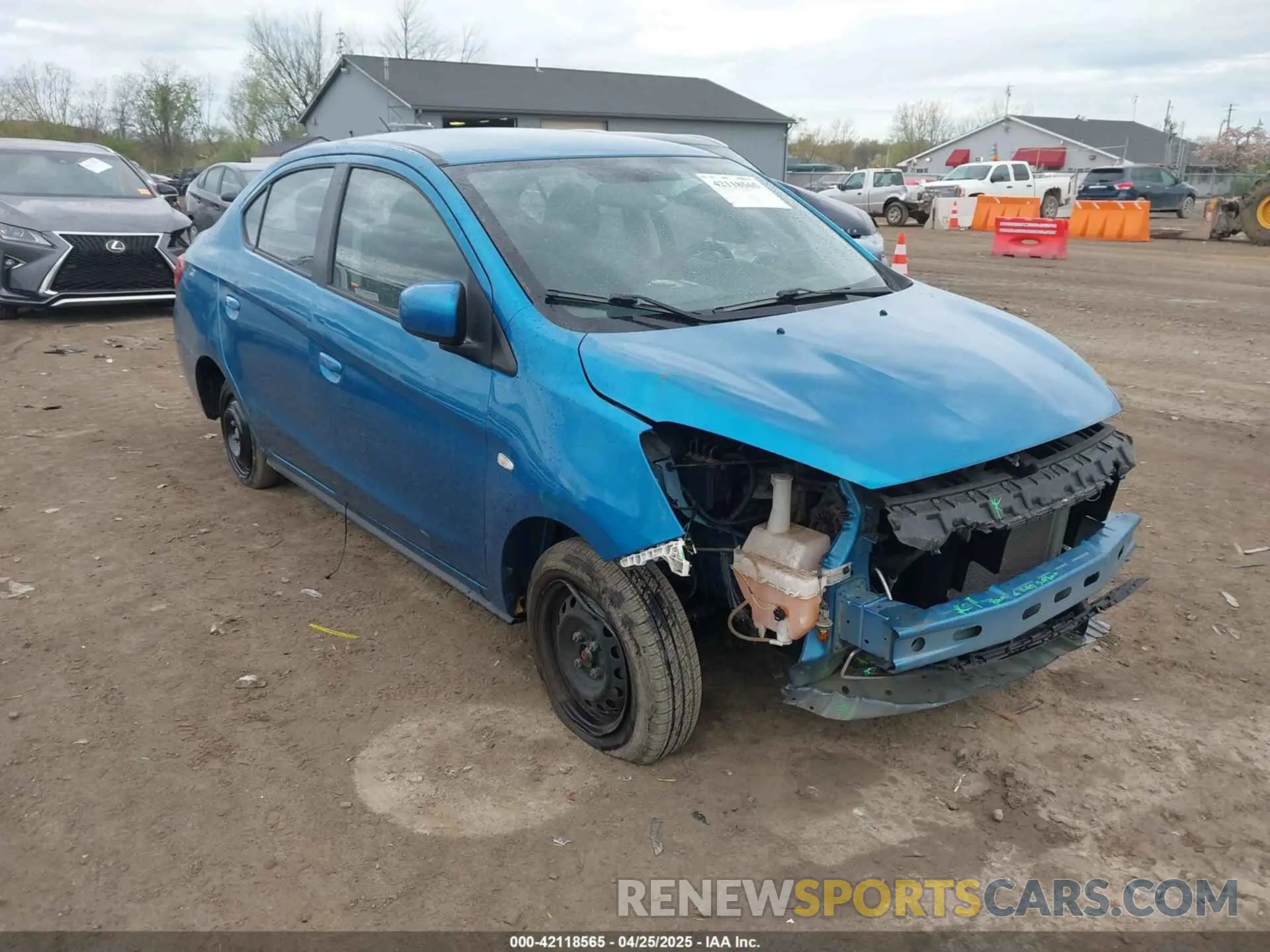 1 Photograph of a damaged car ML32F3FJ6LHF02533 MITSUBISHI MIRAGE G4 2020