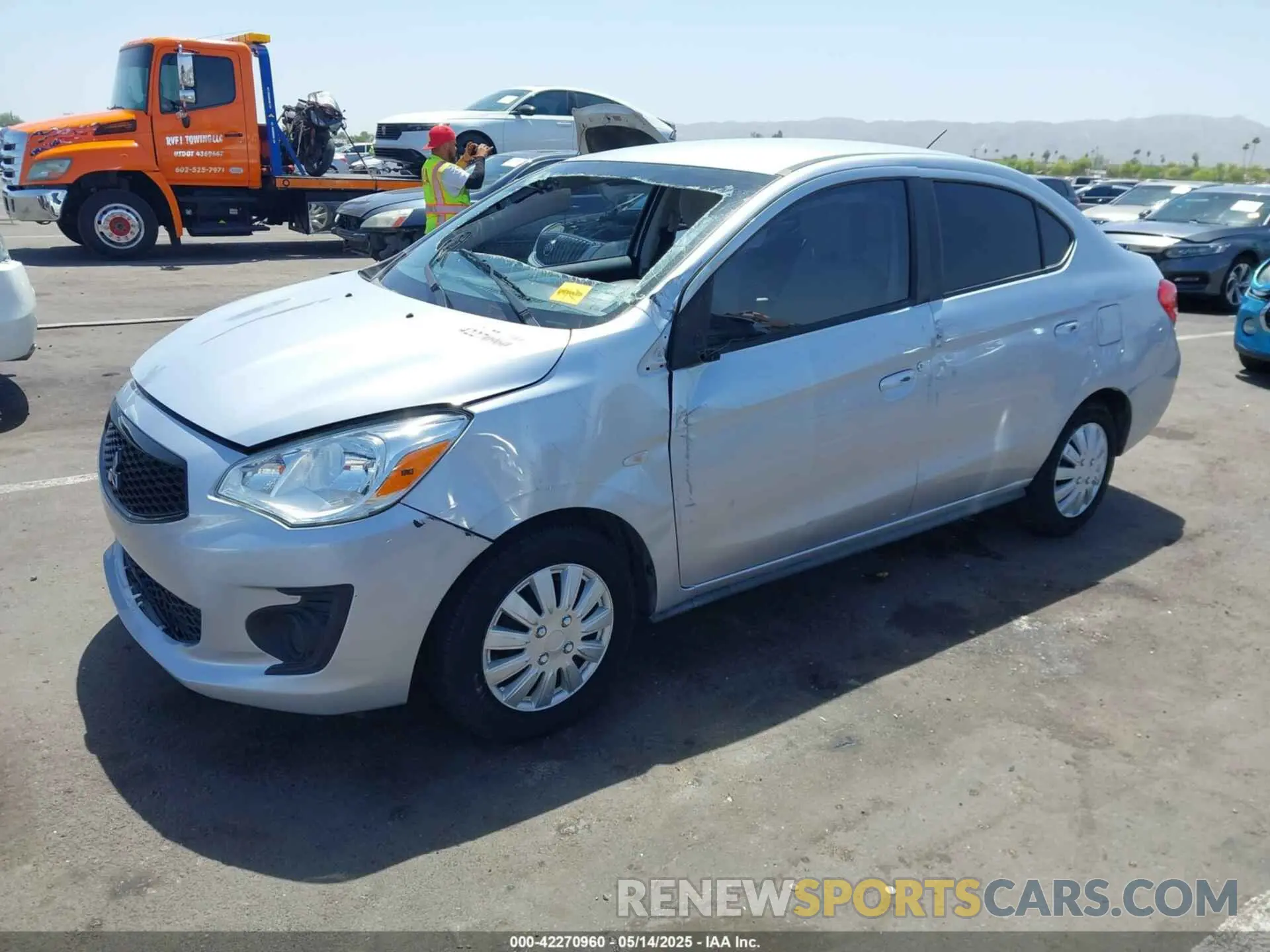 2 Photograph of a damaged car ML32F3FJ7LHF12438 MITSUBISHI MIRAGE G4 2020