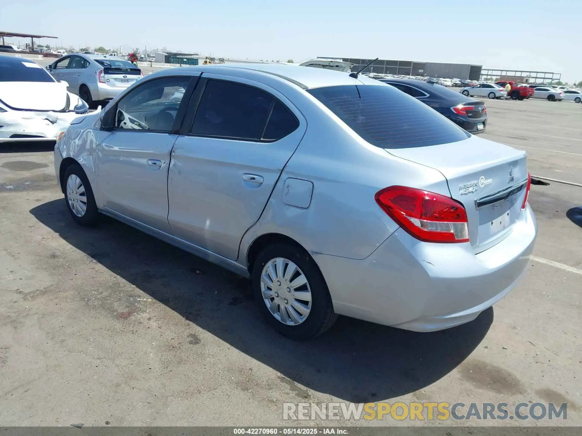 3 Photograph of a damaged car ML32F3FJ7LHF12438 MITSUBISHI MIRAGE G4 2020