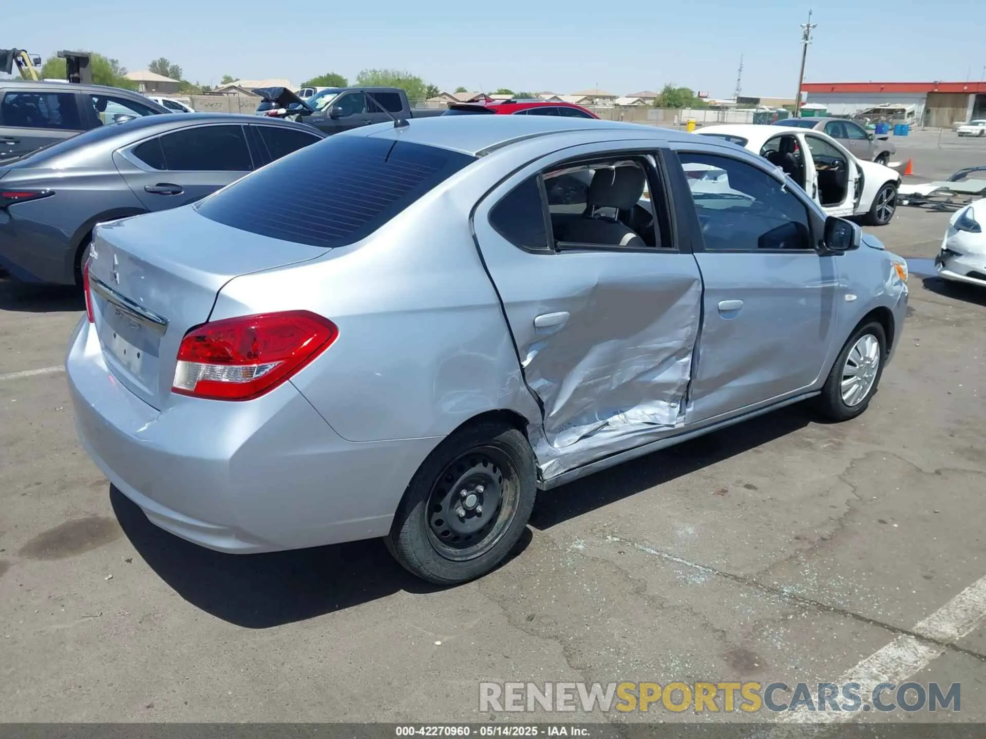 4 Photograph of a damaged car ML32F3FJ7LHF12438 MITSUBISHI MIRAGE G4 2020