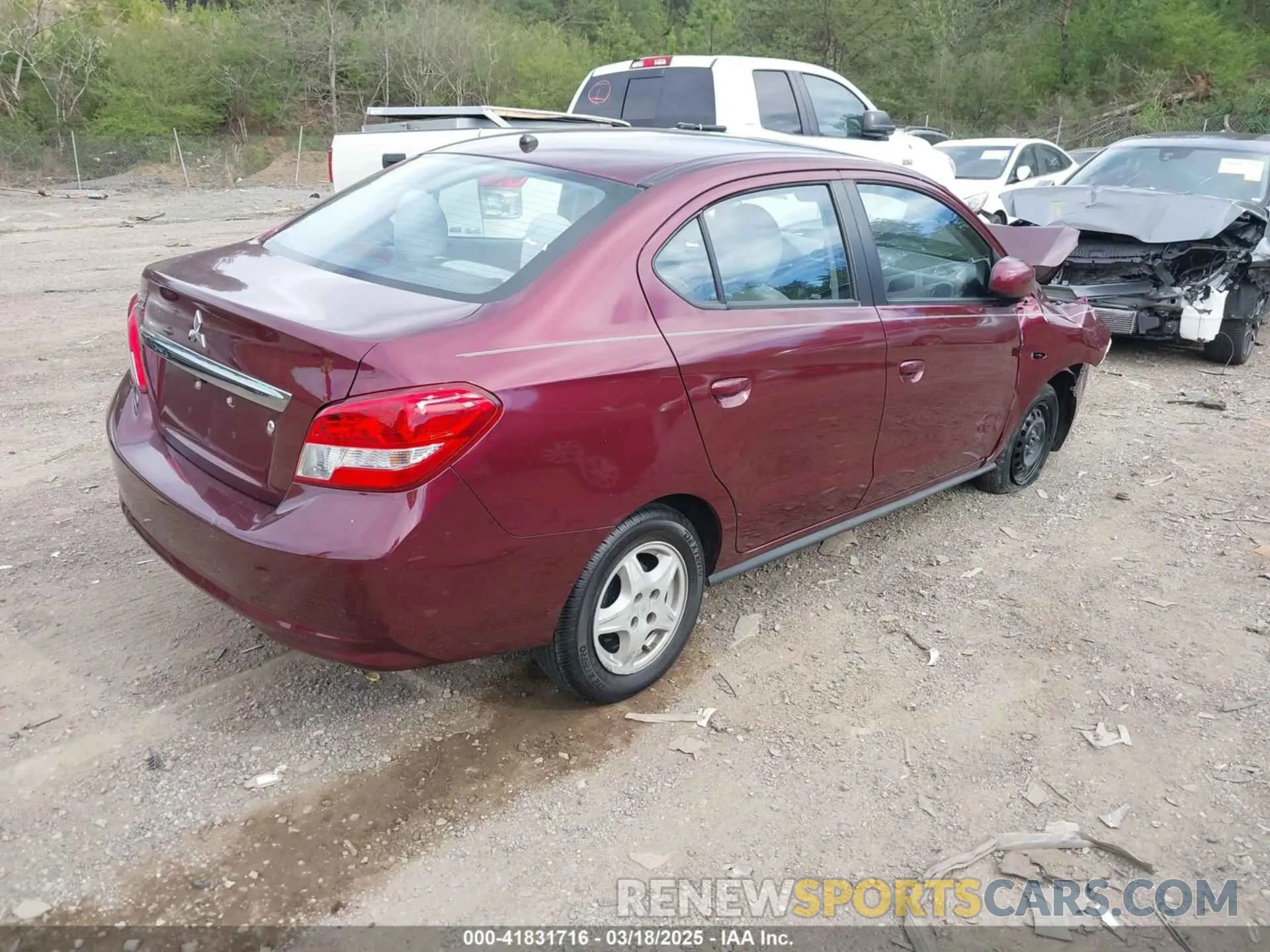 4 Photograph of a damaged car ML32F3FJ7LHF12486 MITSUBISHI MIRAGE G4 2020