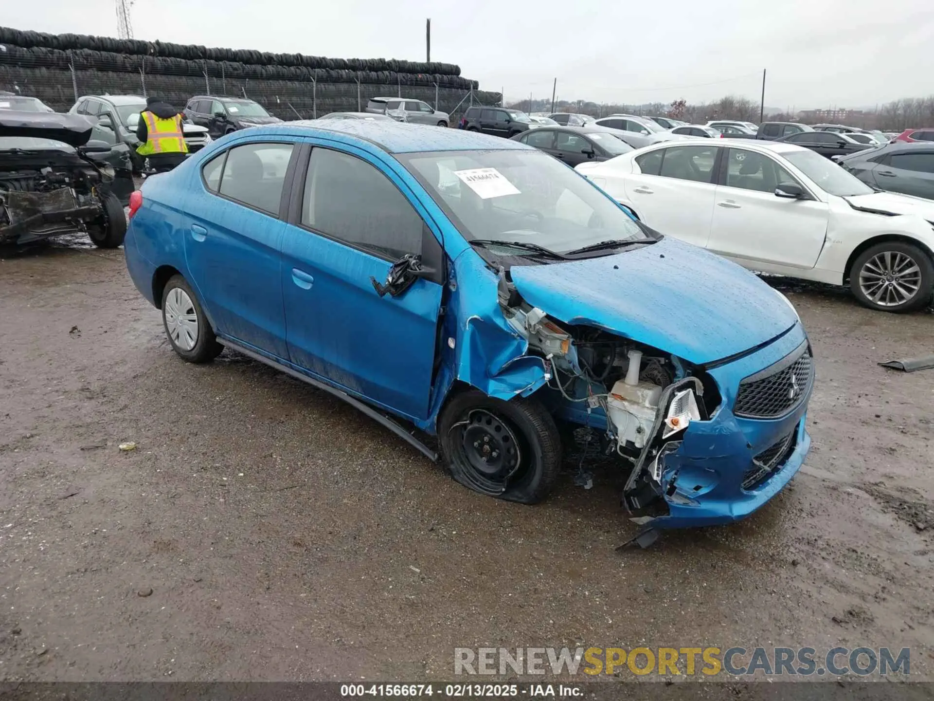 1 Photograph of a damaged car ML32F3FJ8LHF00248 MITSUBISHI MIRAGE G4 2020