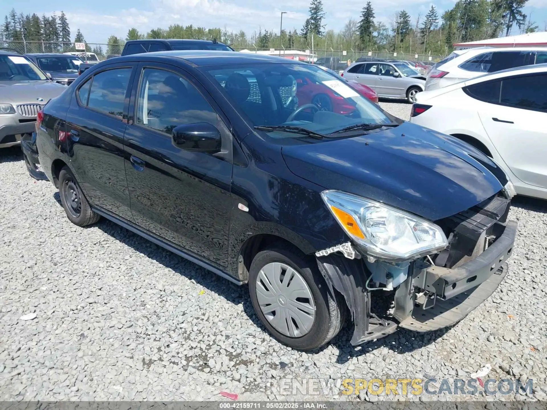1 Photograph of a damaged car ML32F3FJ8LHF08513 MITSUBISHI MIRAGE G4 2020