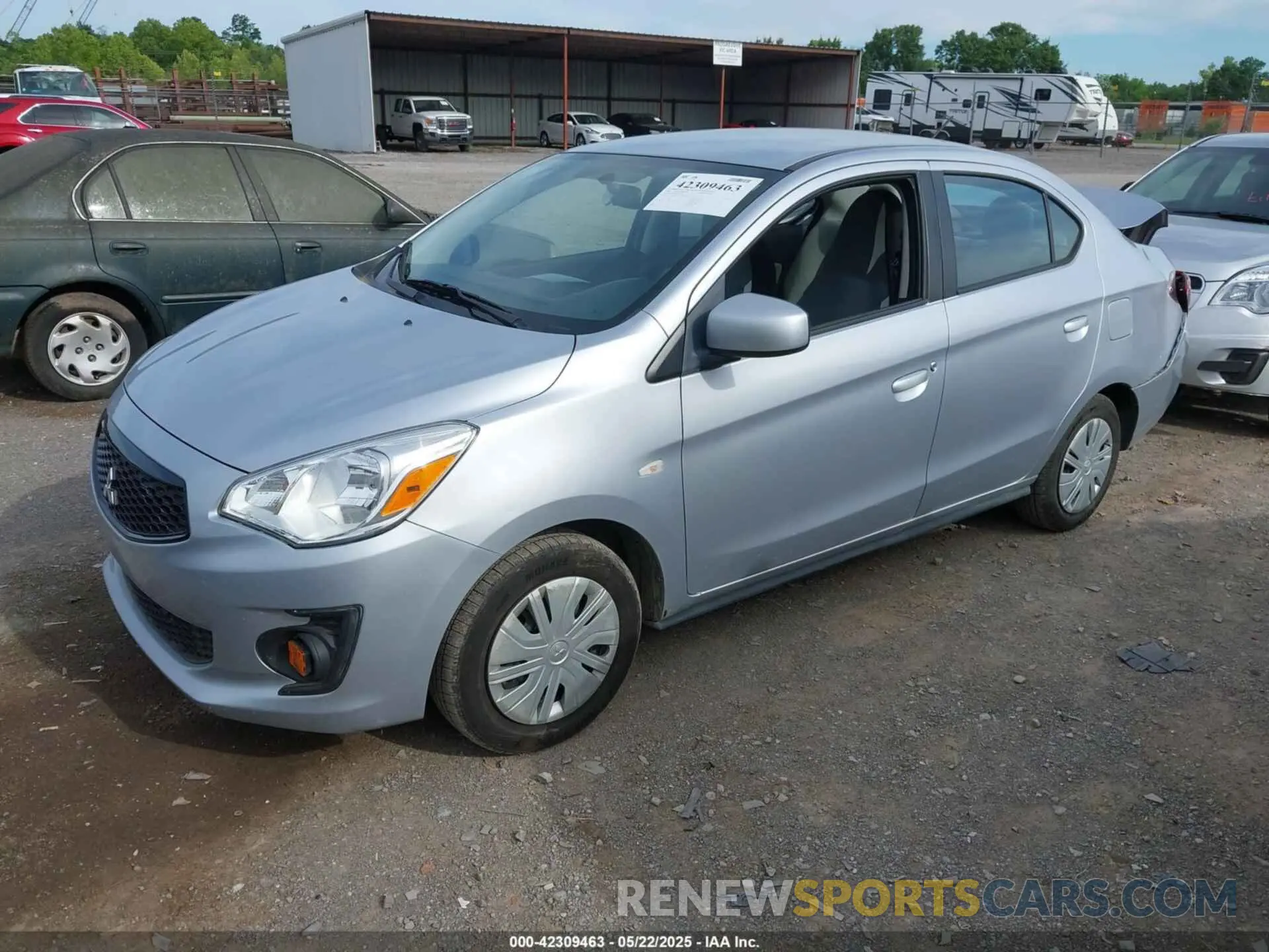 2 Photograph of a damaged car ML32F3FJ9LHF07564 MITSUBISHI MIRAGE G4 2020