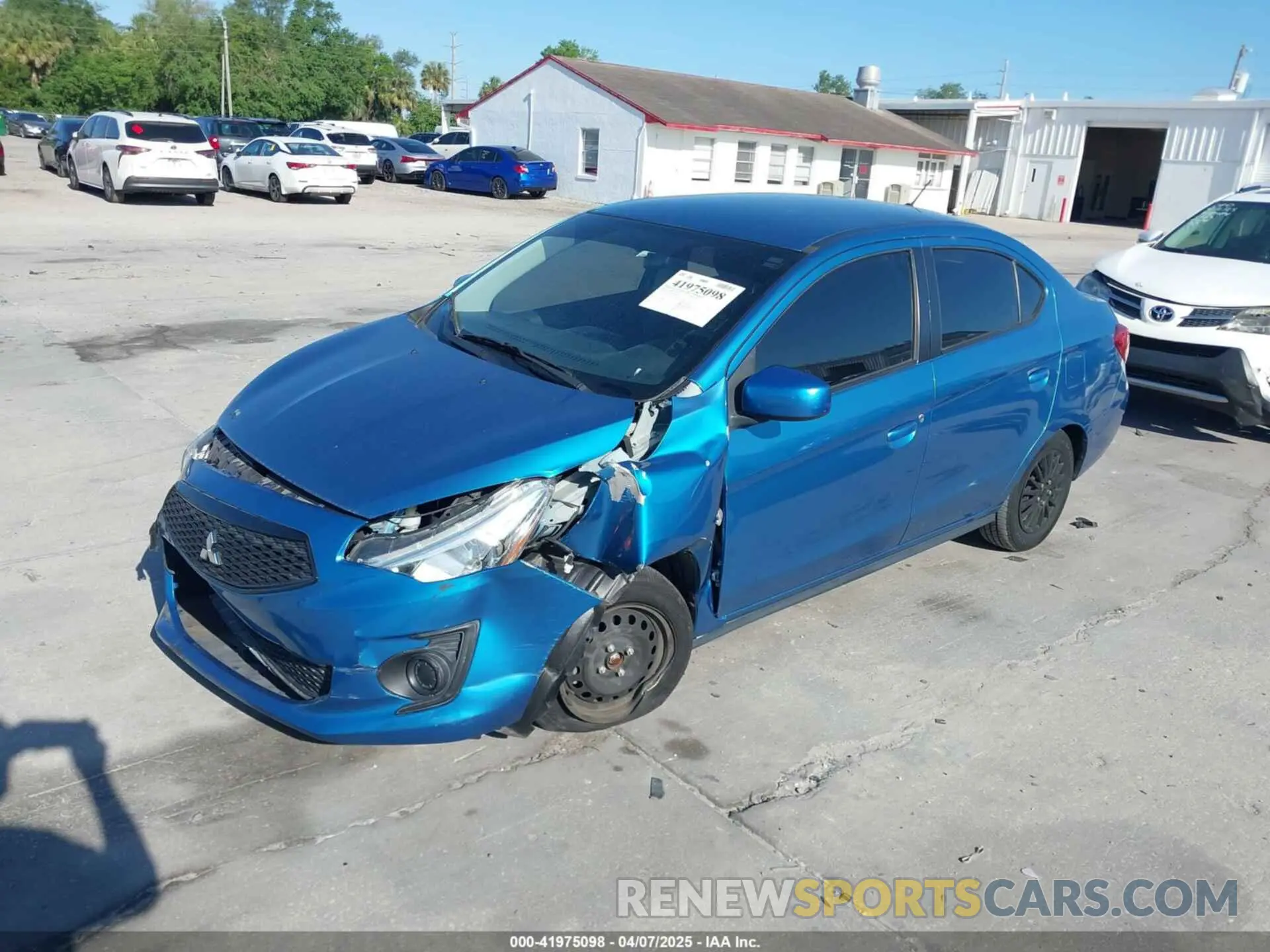 2 Photograph of a damaged car ML32F3FJXLHF10604 MITSUBISHI MIRAGE G4 2020