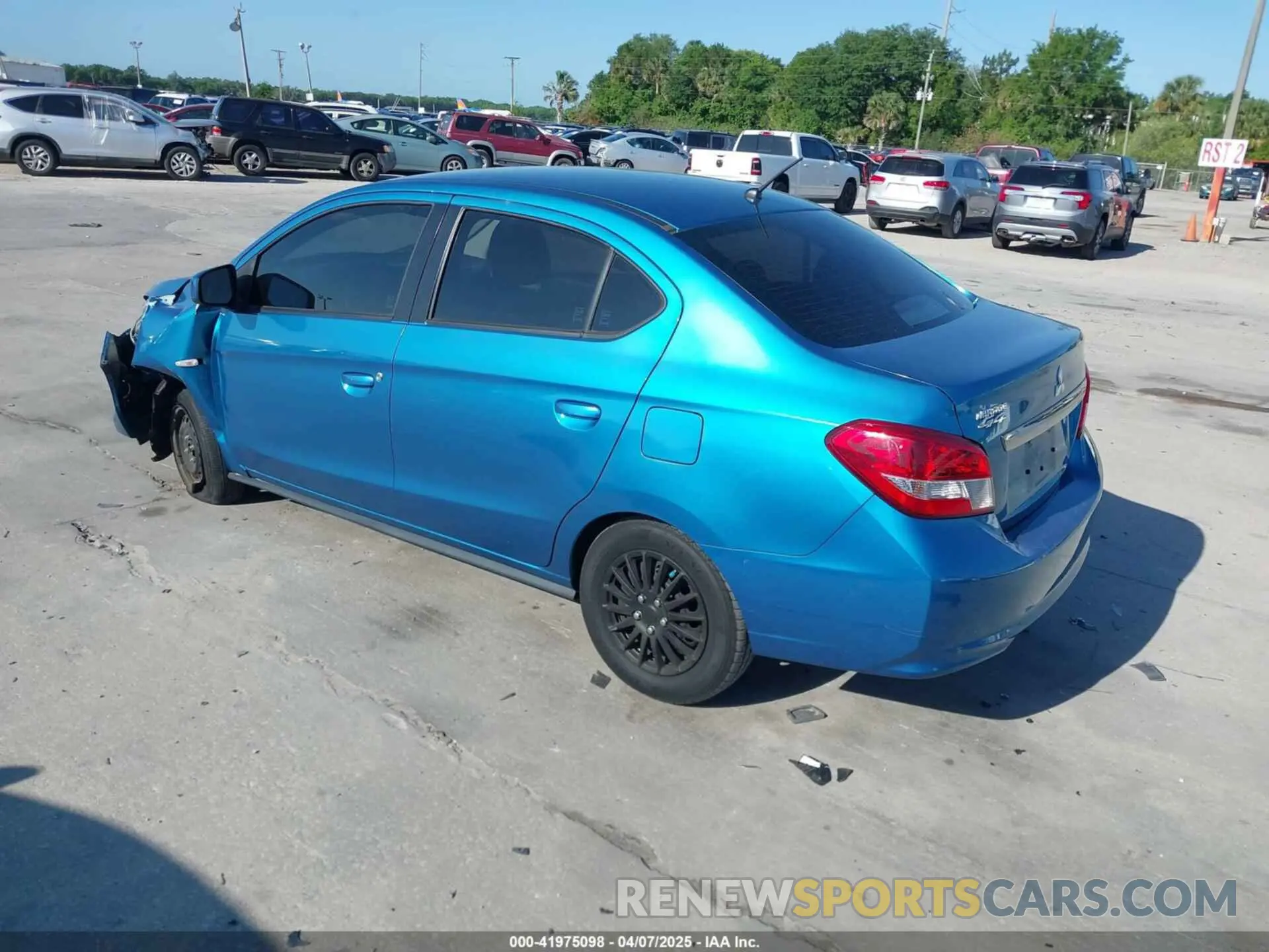 3 Photograph of a damaged car ML32F3FJXLHF10604 MITSUBISHI MIRAGE G4 2020