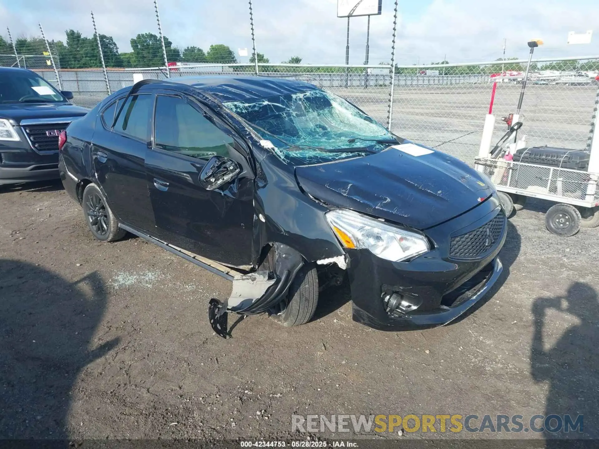 1 Photograph of a damaged car ML32F4FJ0LHF11024 MITSUBISHI MIRAGE G4 2020