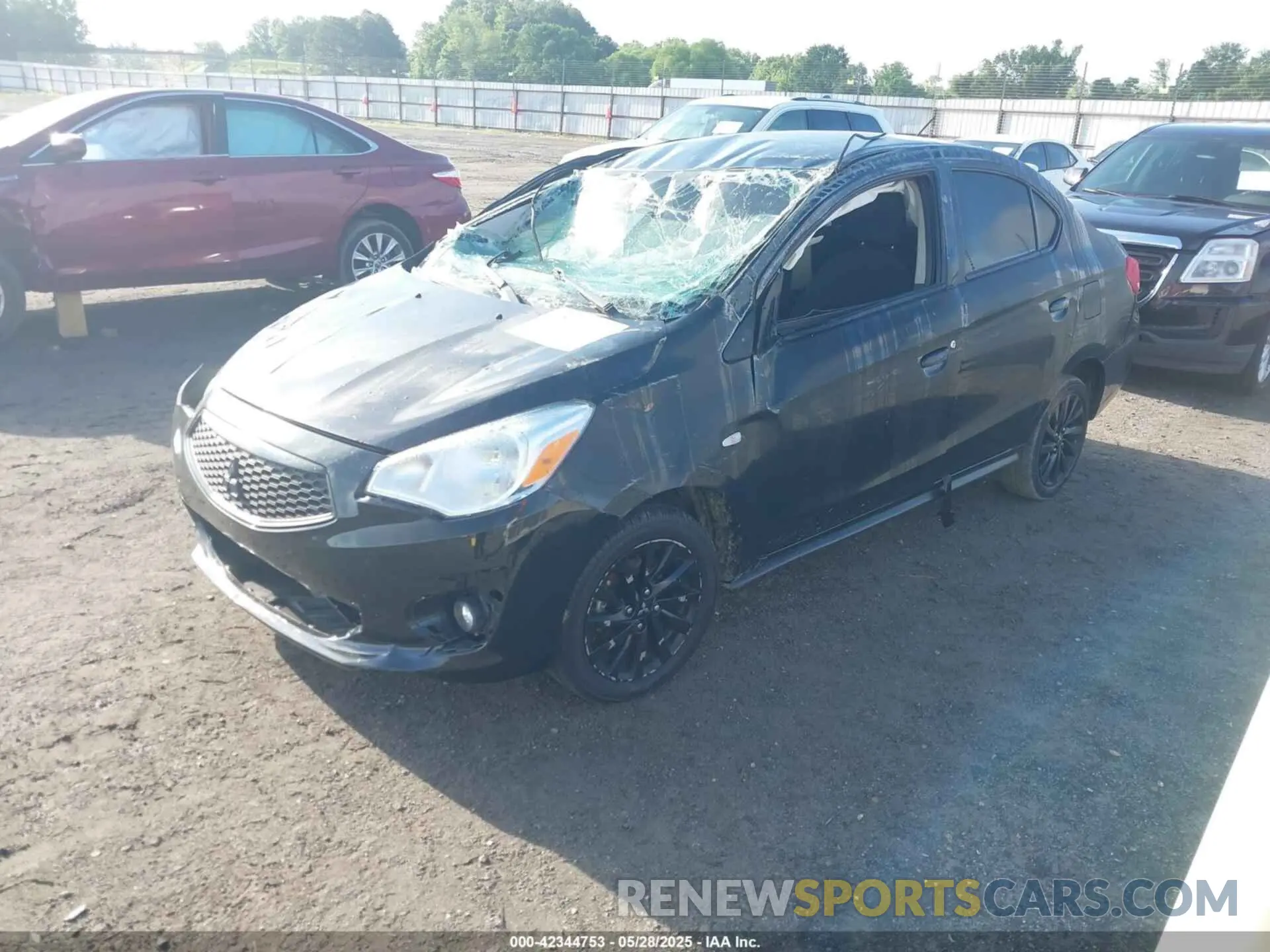 2 Photograph of a damaged car ML32F4FJ0LHF11024 MITSUBISHI MIRAGE G4 2020