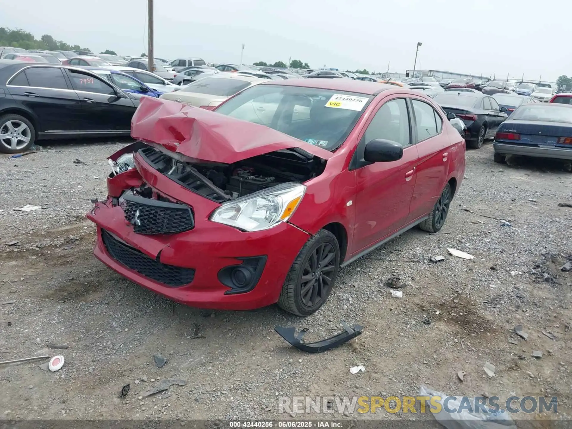 2 Photograph of a damaged car ML32F4FJ1LHF06219 MITSUBISHI MIRAGE G4 2020