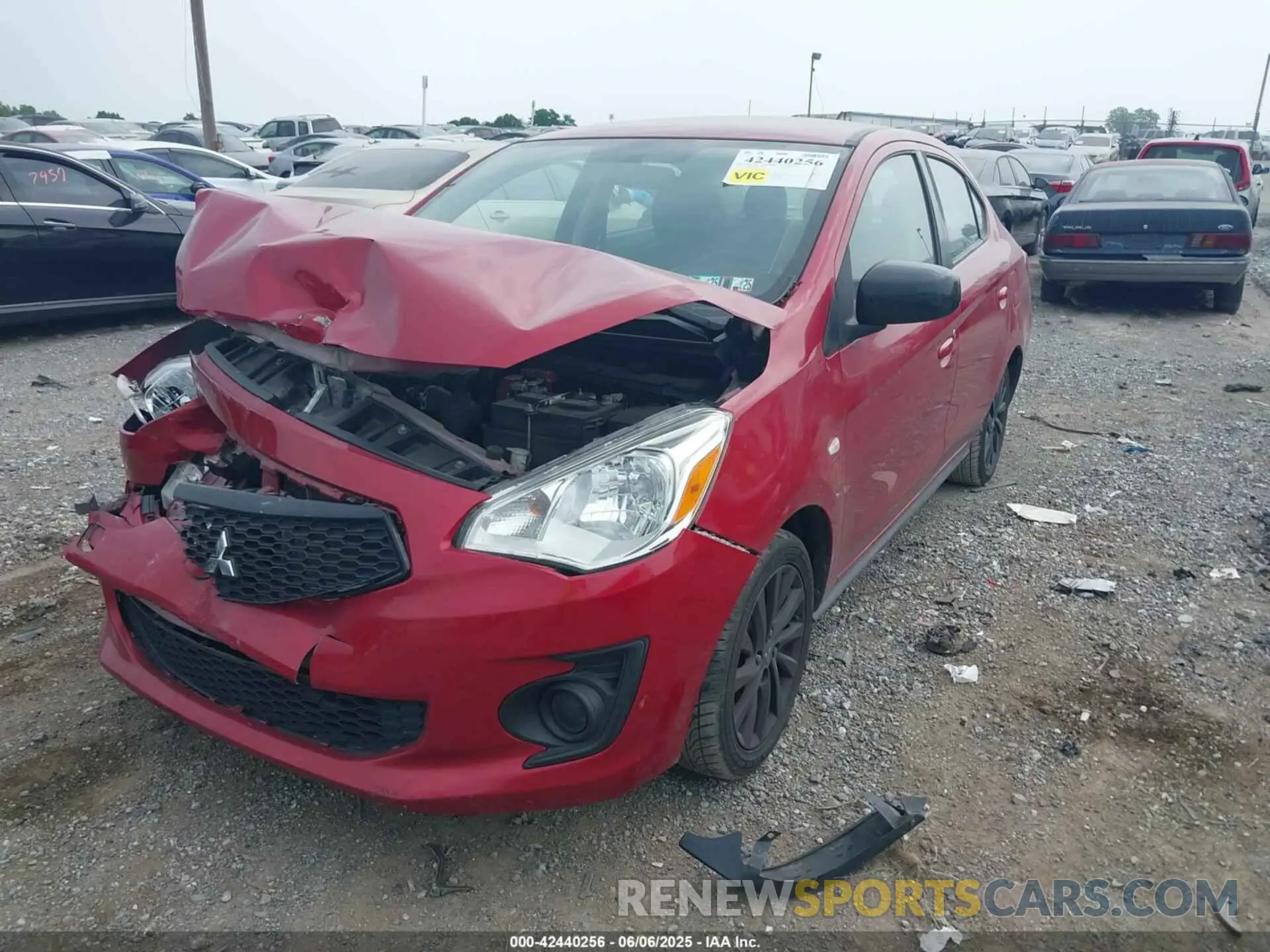 6 Photograph of a damaged car ML32F4FJ1LHF06219 MITSUBISHI MIRAGE G4 2020