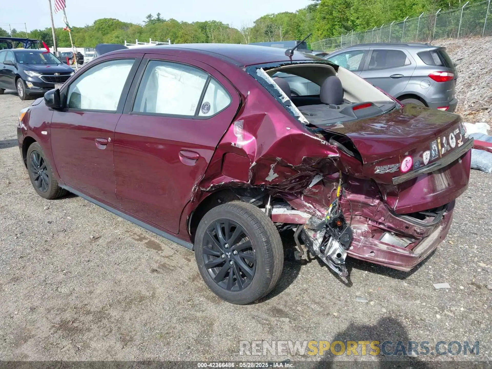 3 Photograph of a damaged car ML32F4FJ1LHF06821 MITSUBISHI MIRAGE G4 2020
