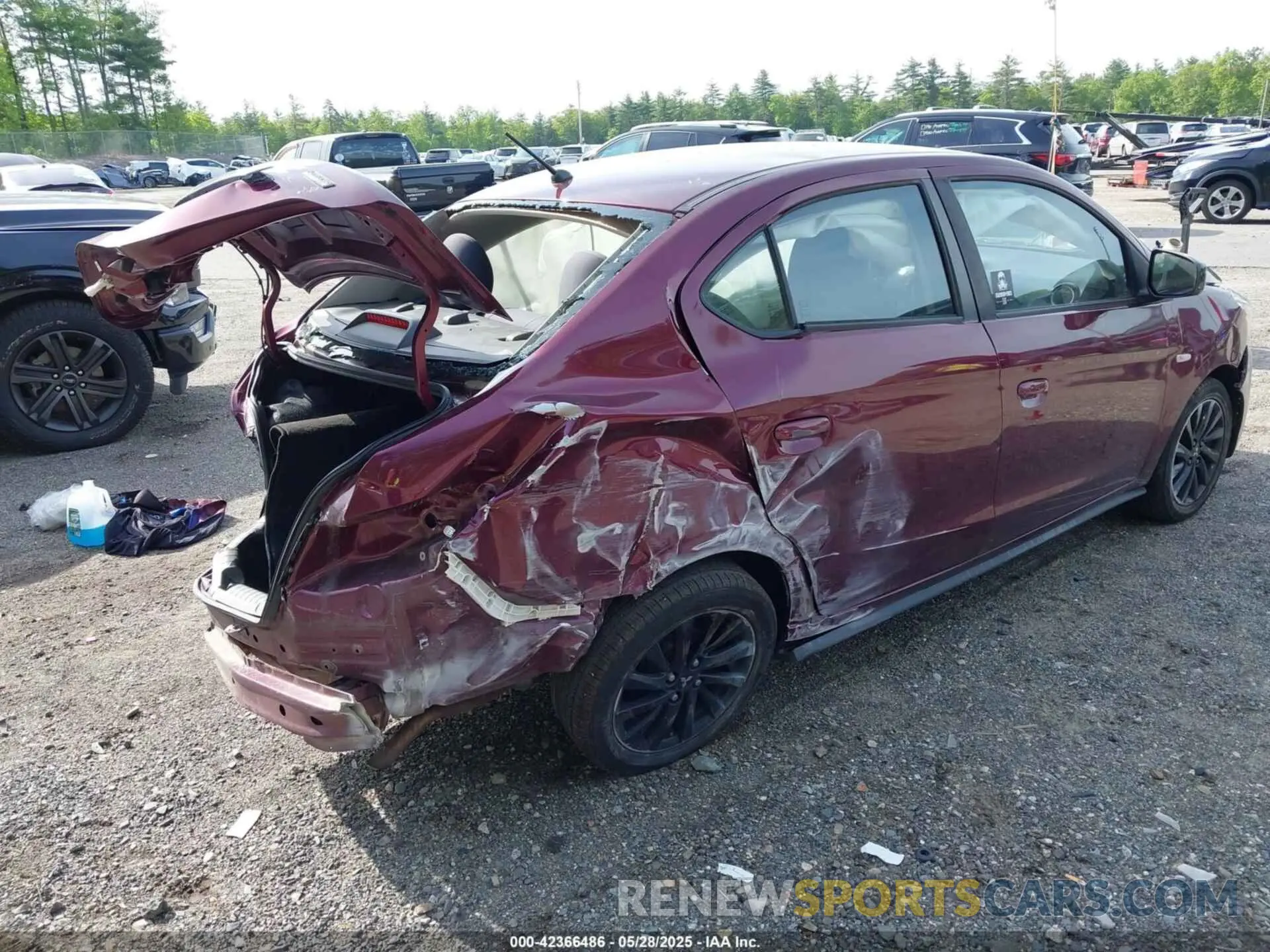 4 Photograph of a damaged car ML32F4FJ1LHF06821 MITSUBISHI MIRAGE G4 2020