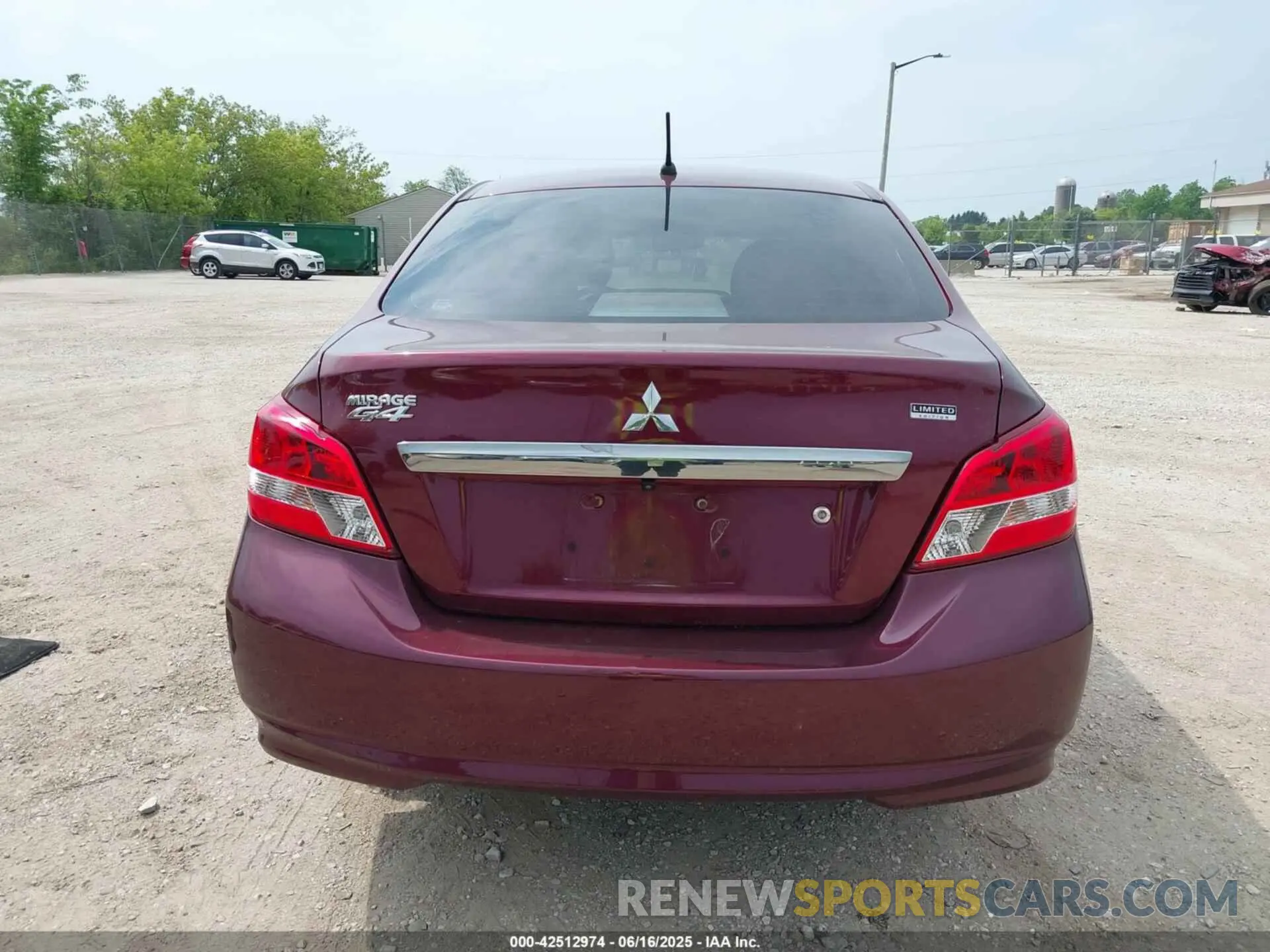 16 Photograph of a damaged car ML32F4FJ2LHF01255 MITSUBISHI MIRAGE G4 2020