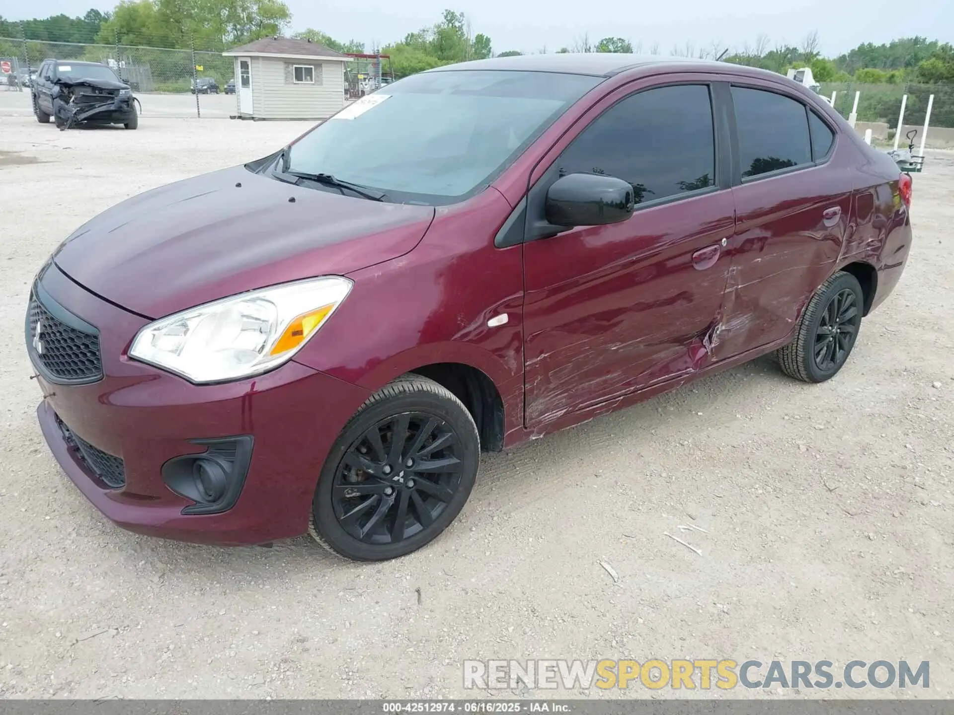 2 Photograph of a damaged car ML32F4FJ2LHF01255 MITSUBISHI MIRAGE G4 2020