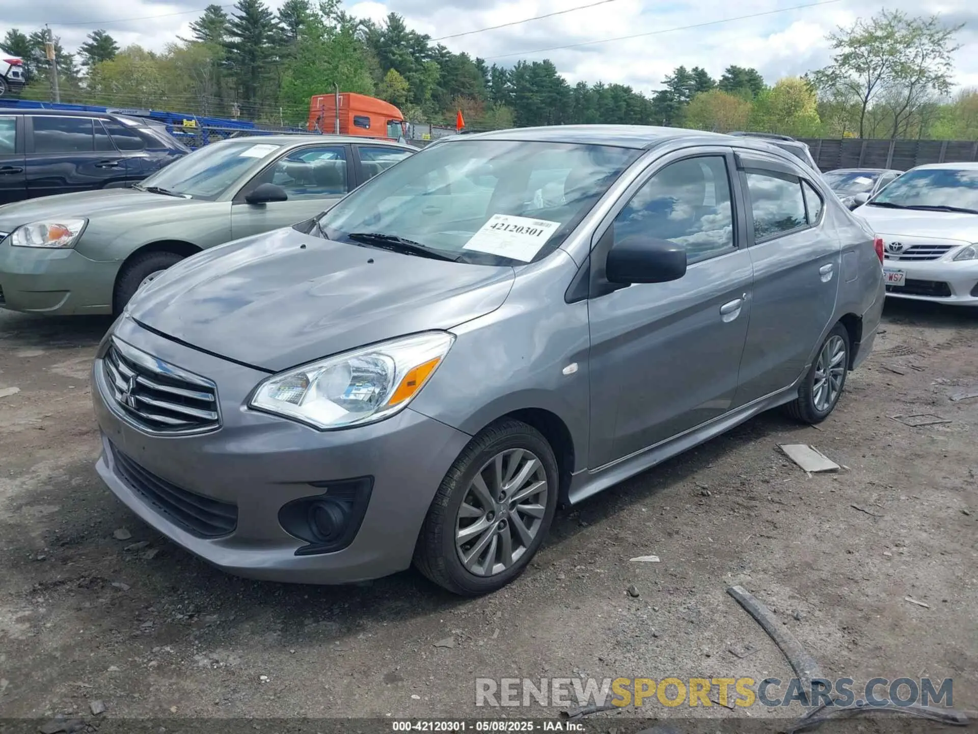 2 Photograph of a damaged car ML32F4FJ6LHF03090 MITSUBISHI MIRAGE G4 2020