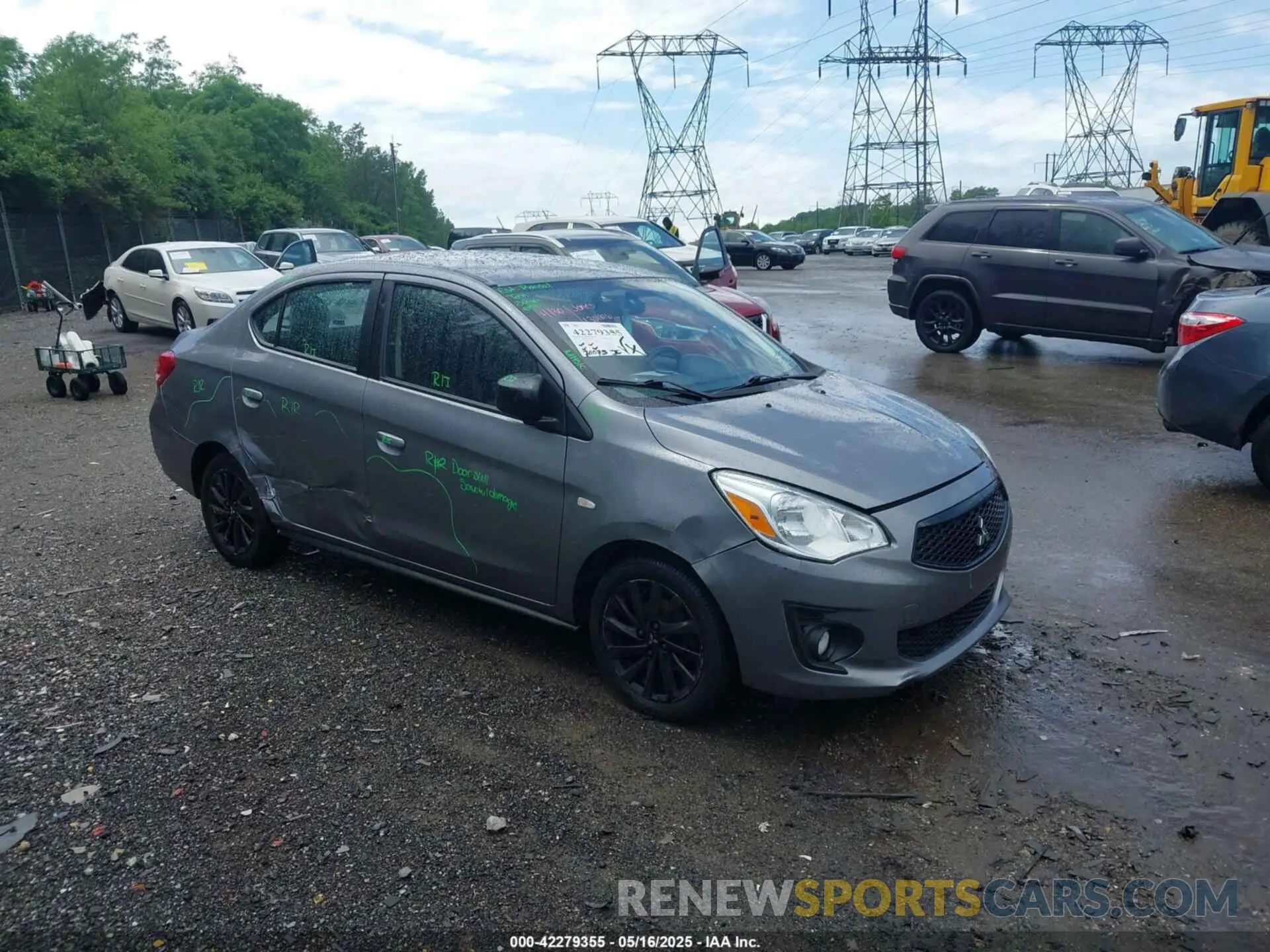 1 Photograph of a damaged car ML32F4FJ9LHF03097 MITSUBISHI MIRAGE G4 2020
