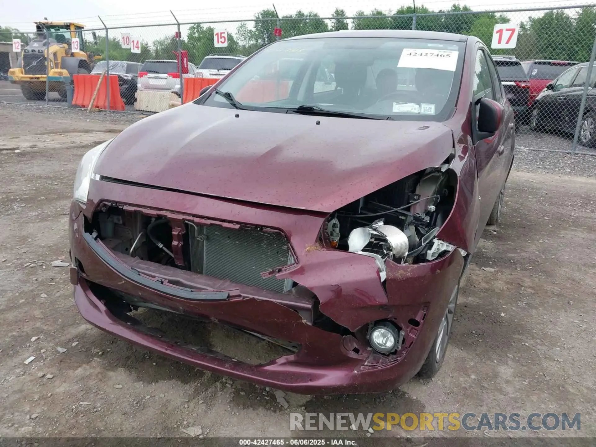 6 Photograph of a damaged car ML32F4FJ9LHF03410 MITSUBISHI MIRAGE G4 2020