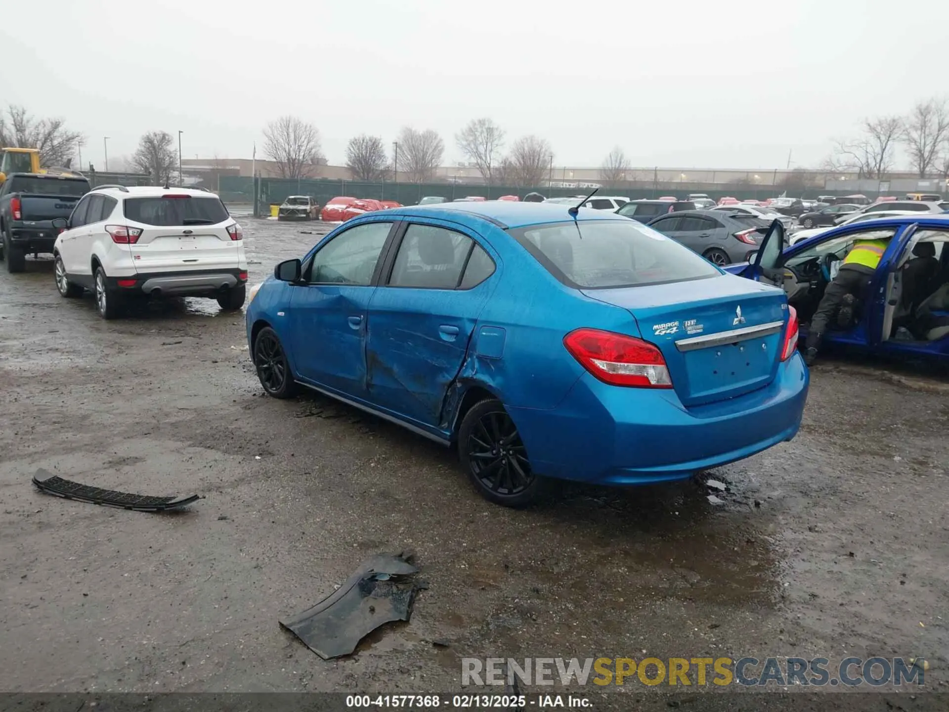 3 Photograph of a damaged car ML32F4FJXLHF00600 MITSUBISHI MIRAGE G4 2020