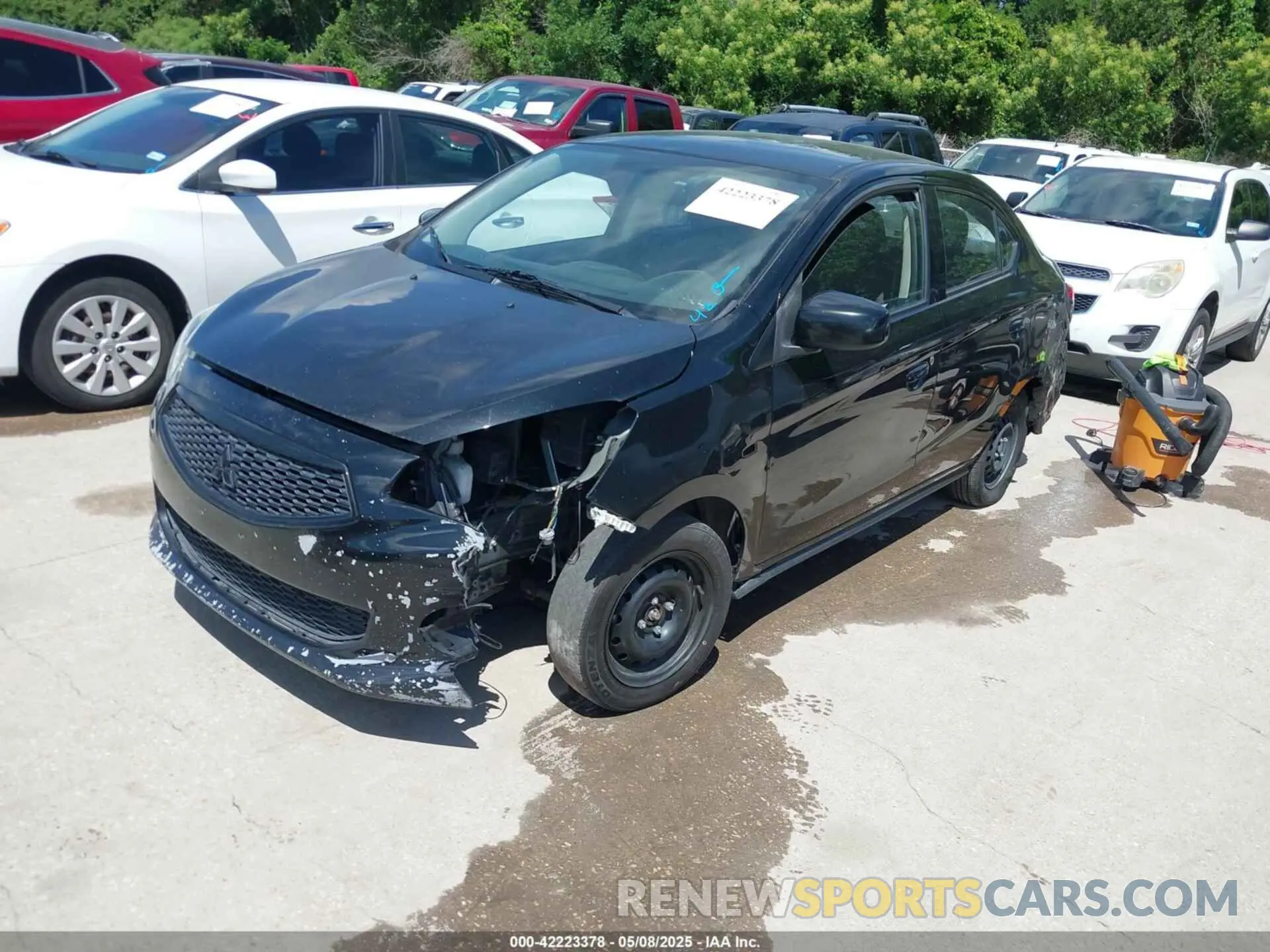2 Photograph of a damaged car ML32F4FJXLHF09295 MITSUBISHI MIRAGE G4 2020