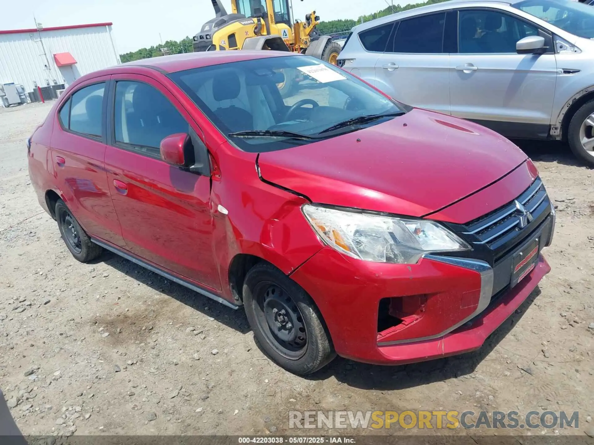 1 Photograph of a damaged car ML32FUFJ1MHF00762 MITSUBISHI MIRAGE G4 2021