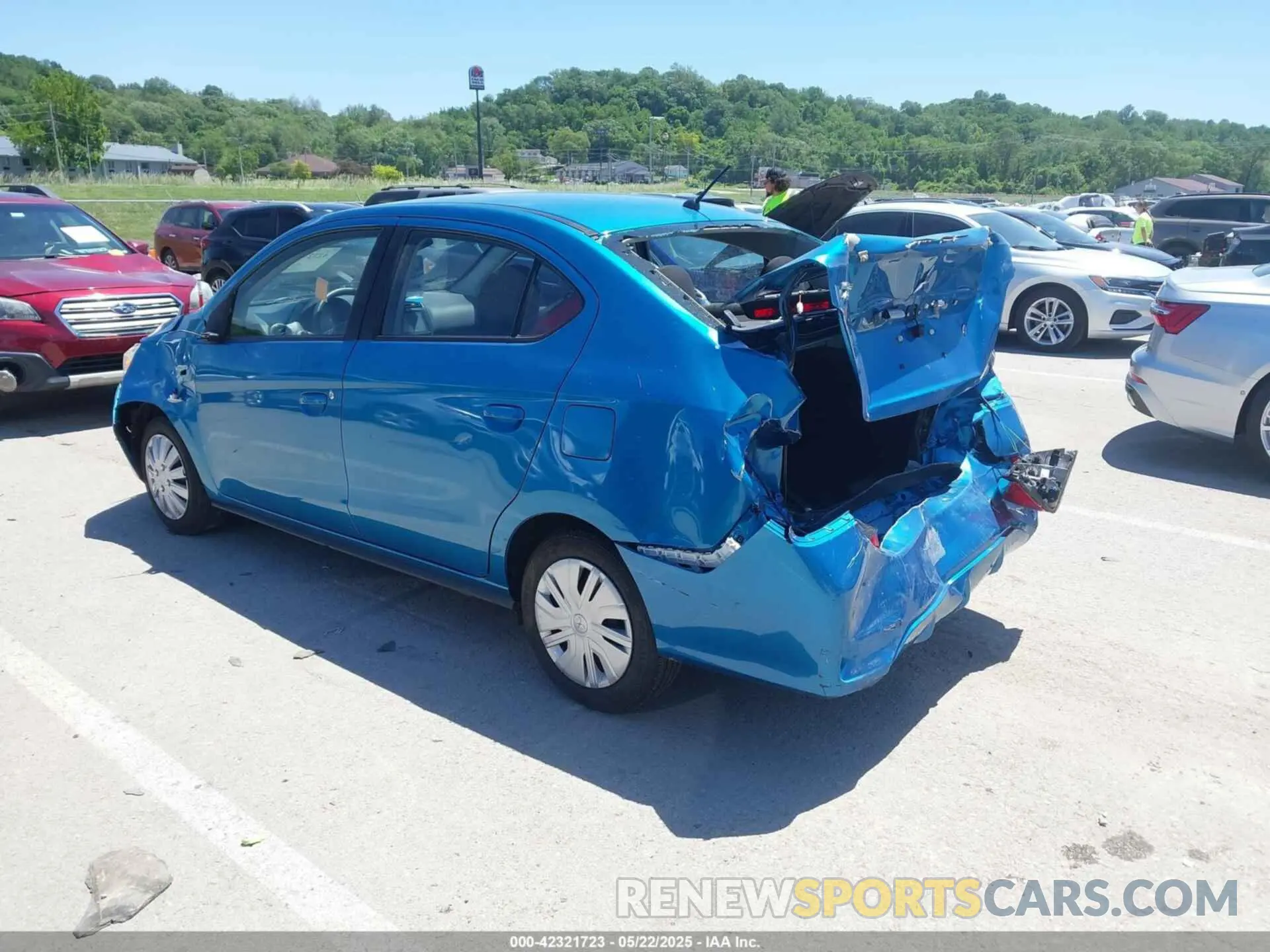 3 Photograph of a damaged car ML32FUFJ4MHF05602 MITSUBISHI MIRAGE G4 2021