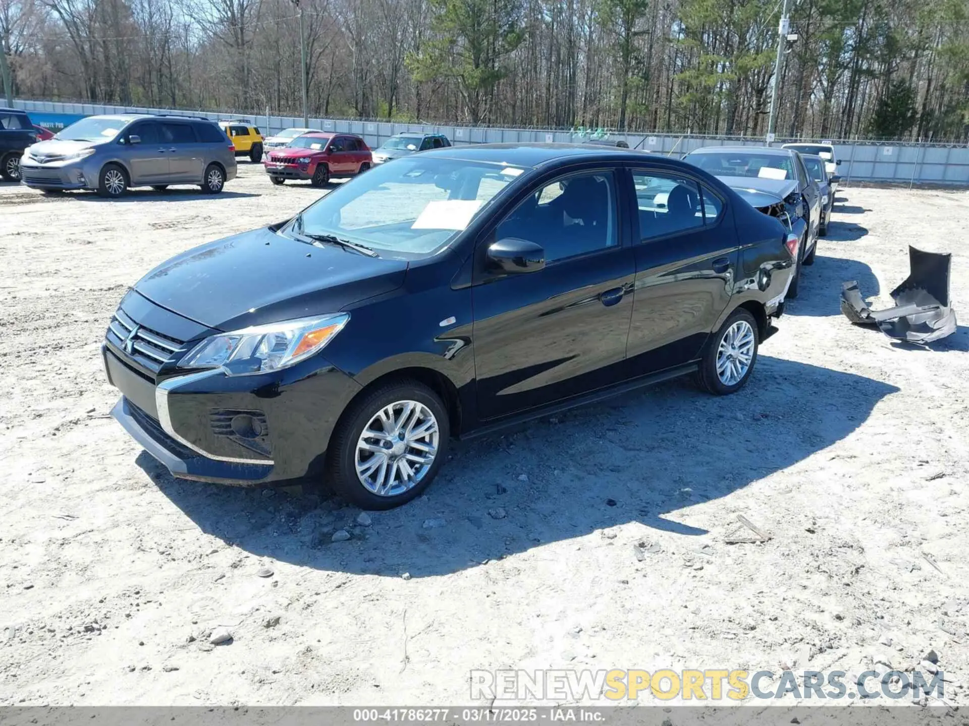 2 Photograph of a damaged car ML32FUFJ7MHF07215 MITSUBISHI MIRAGE G4 2021