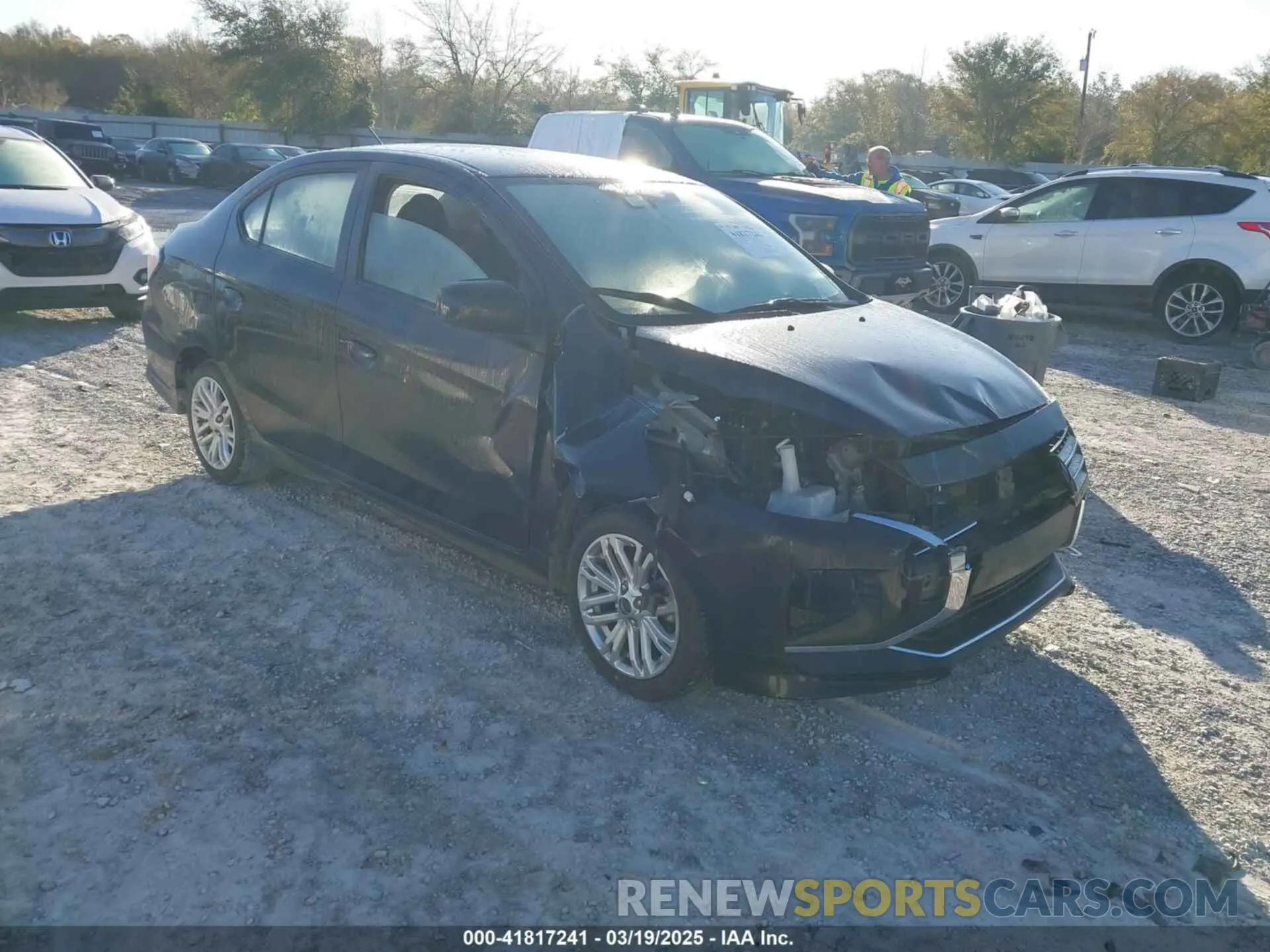 1 Photograph of a damaged car ML32FUFJ8MHF04825 MITSUBISHI MIRAGE G4 2021