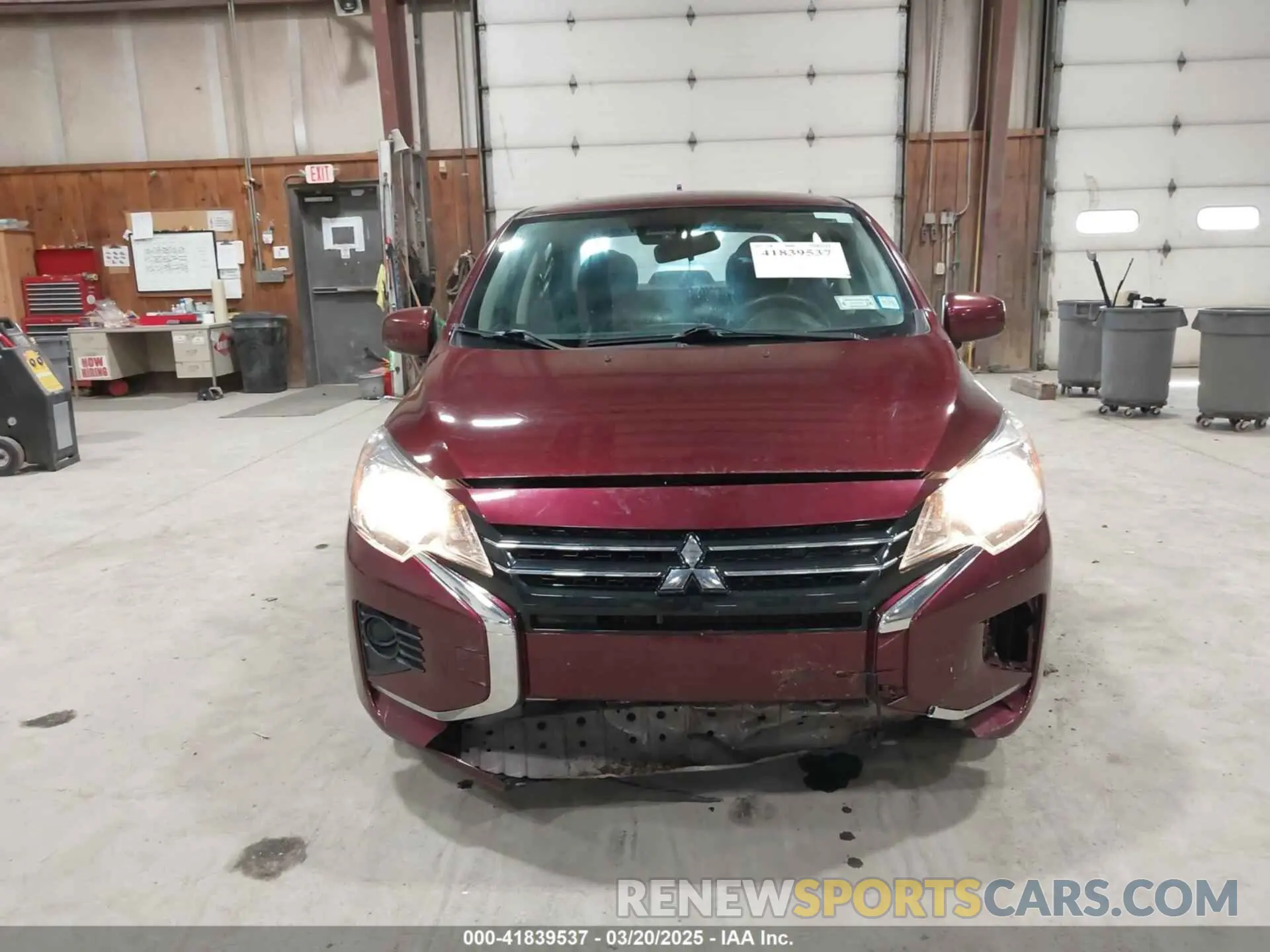 13 Photograph of a damaged car ML32FUFJ9MHF03800 MITSUBISHI MIRAGE G4 2021