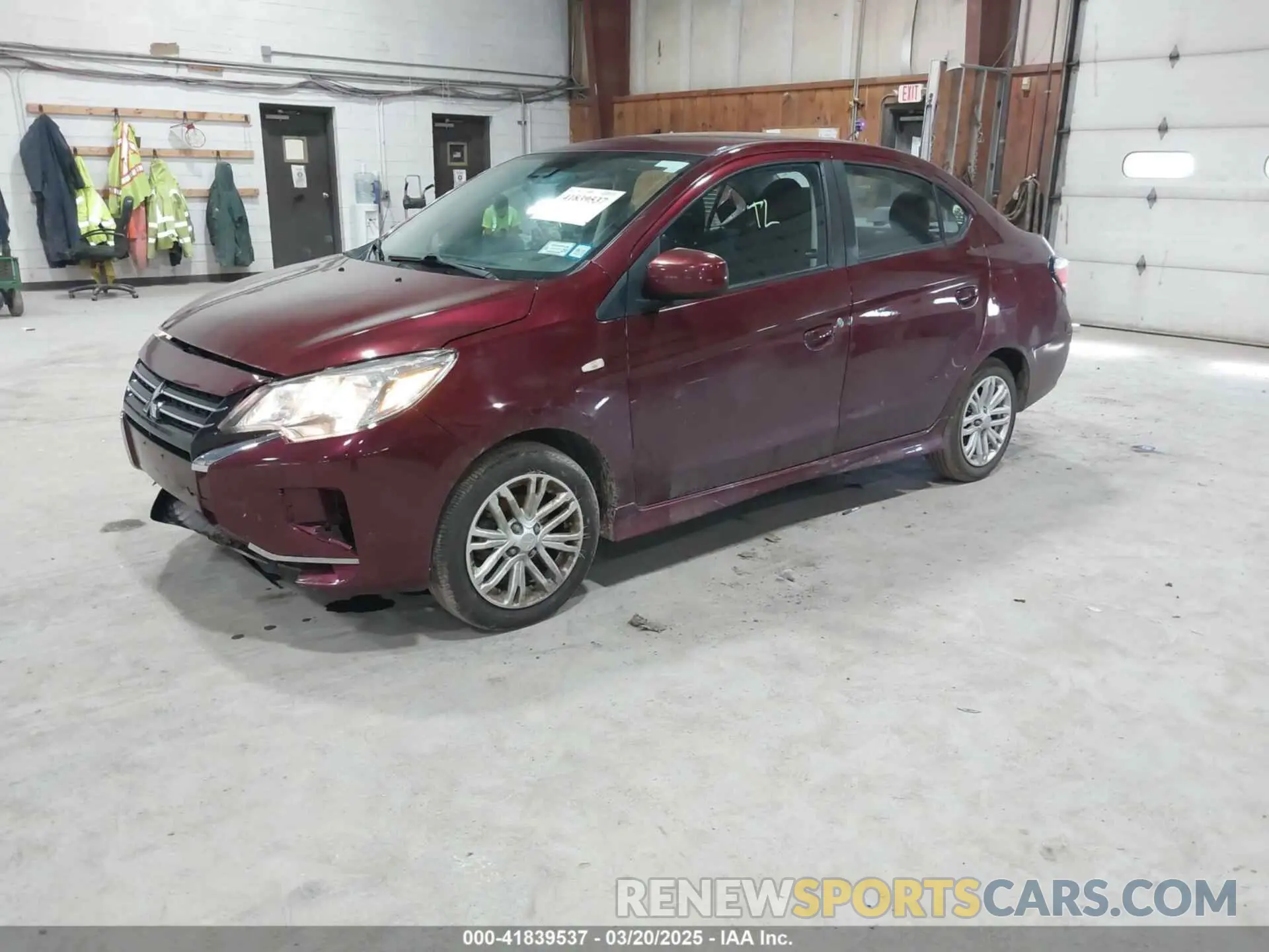 2 Photograph of a damaged car ML32FUFJ9MHF03800 MITSUBISHI MIRAGE G4 2021