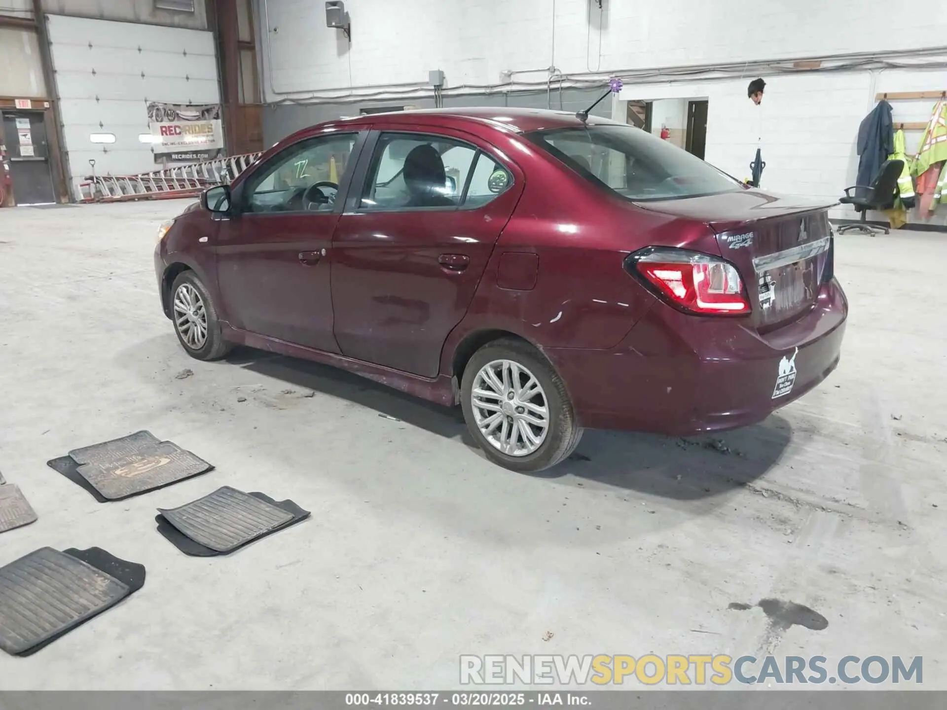 3 Photograph of a damaged car ML32FUFJ9MHF03800 MITSUBISHI MIRAGE G4 2021