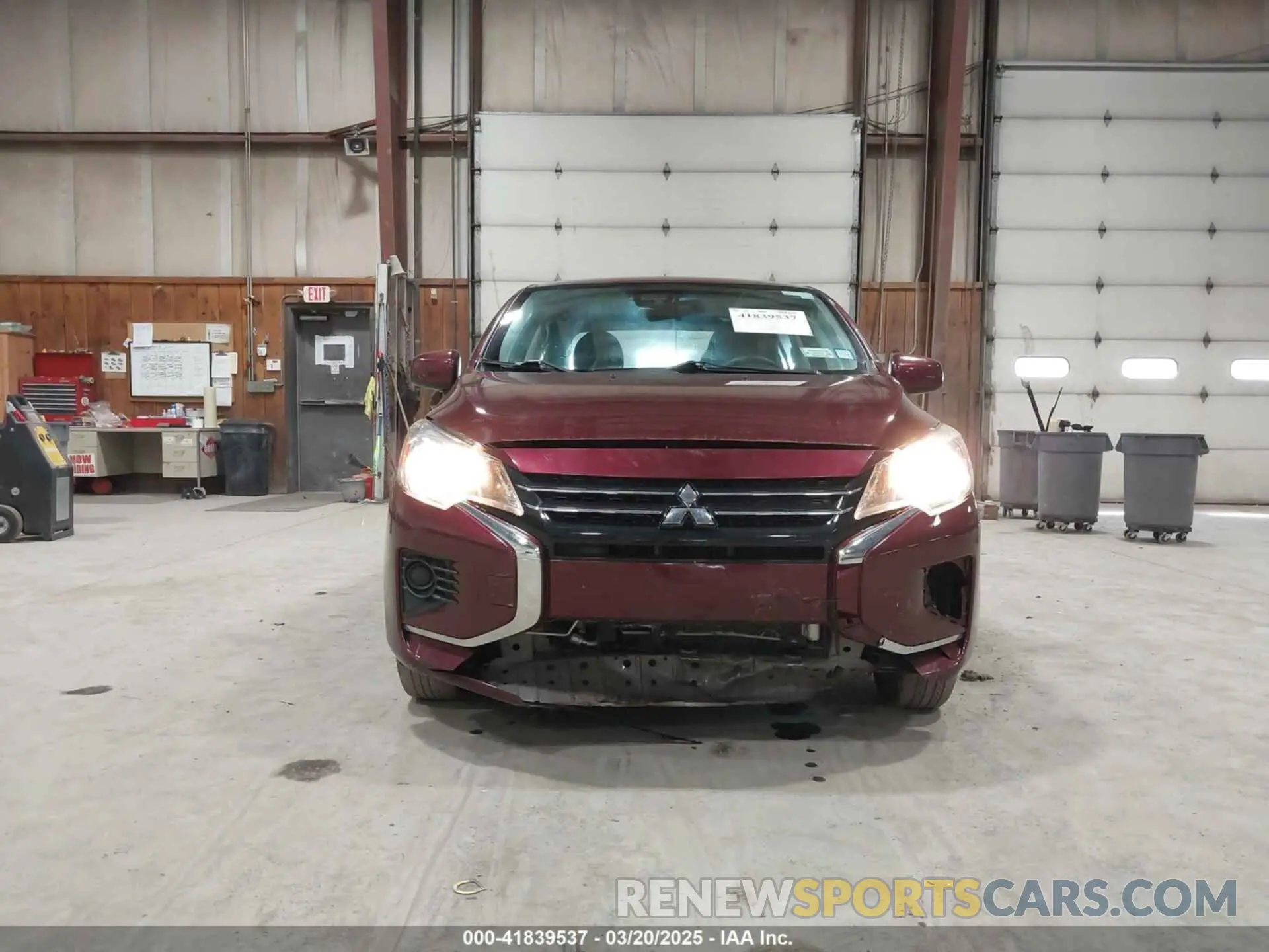 6 Photograph of a damaged car ML32FUFJ9MHF03800 MITSUBISHI MIRAGE G4 2021