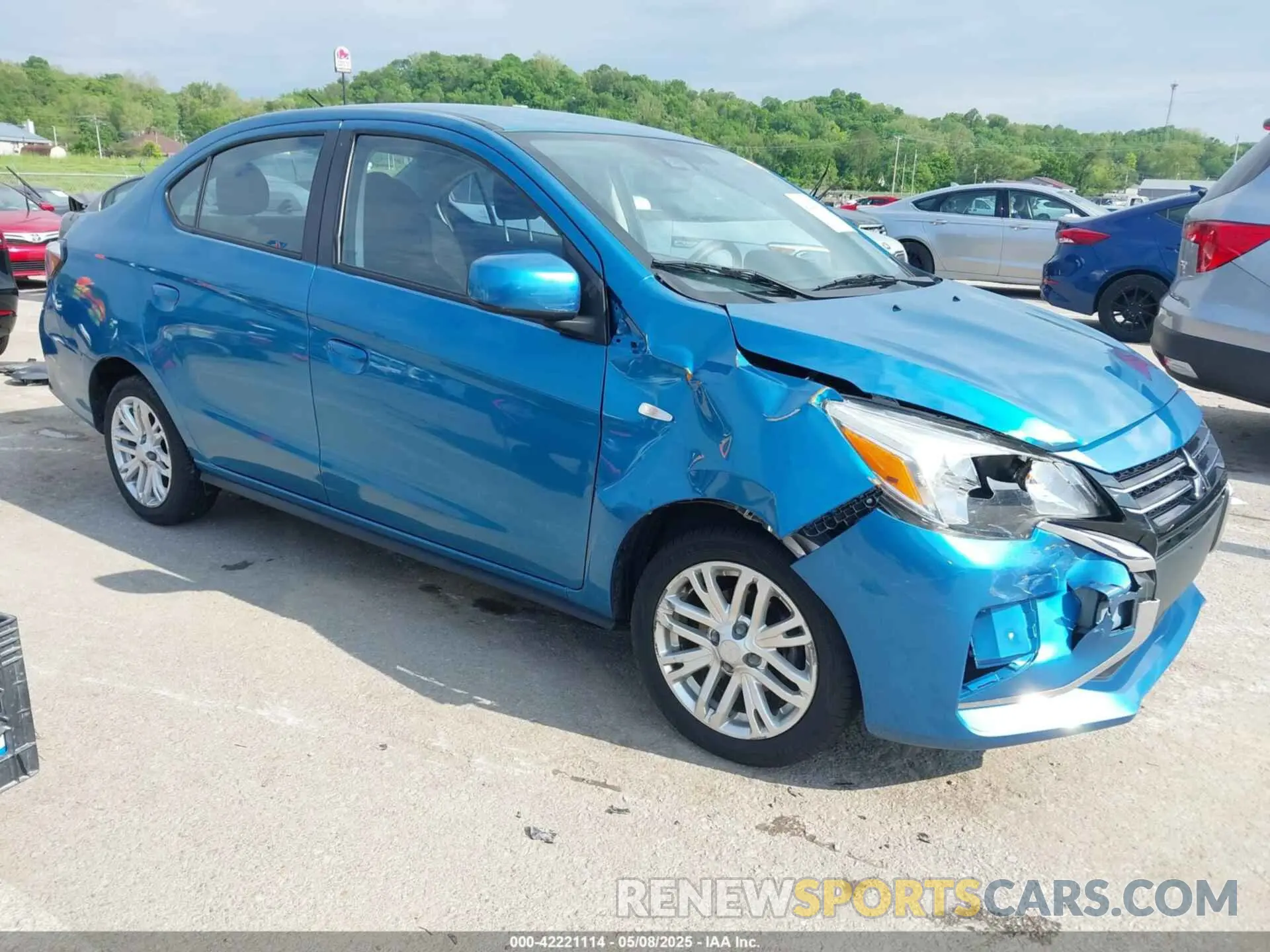 1 Photograph of a damaged car ML32FUFJ9MHF06812 MITSUBISHI MIRAGE G4 2021