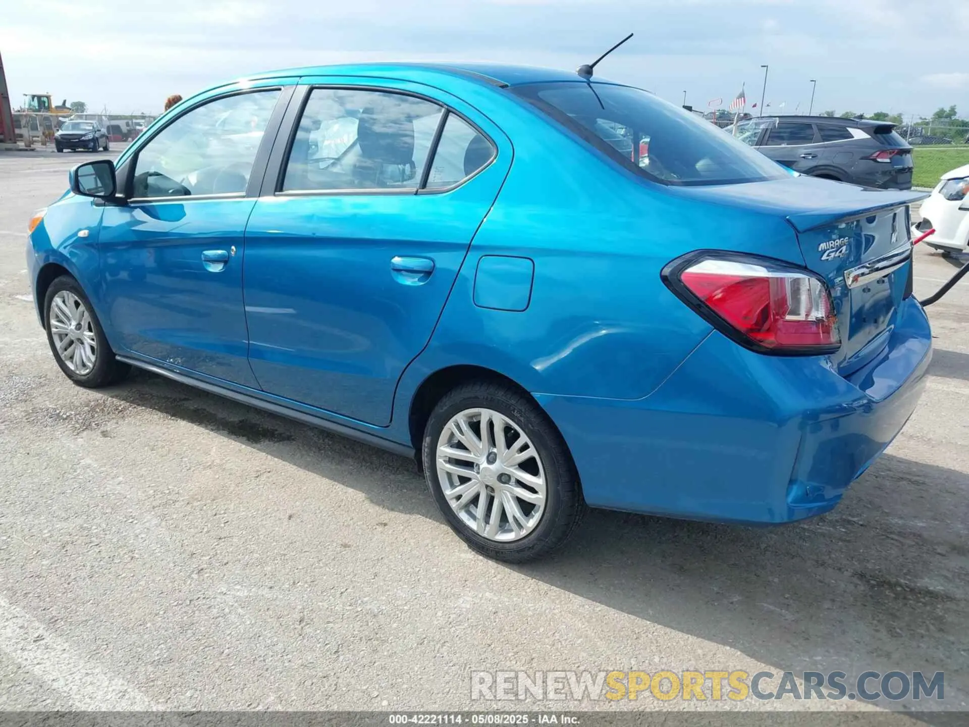 3 Photograph of a damaged car ML32FUFJ9MHF06812 MITSUBISHI MIRAGE G4 2021