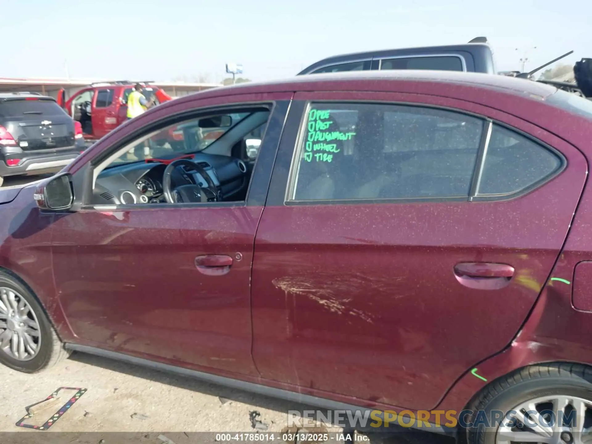 14 Photograph of a damaged car ML32FVFJ5MHF02360 MITSUBISHI MIRAGE G4 2021