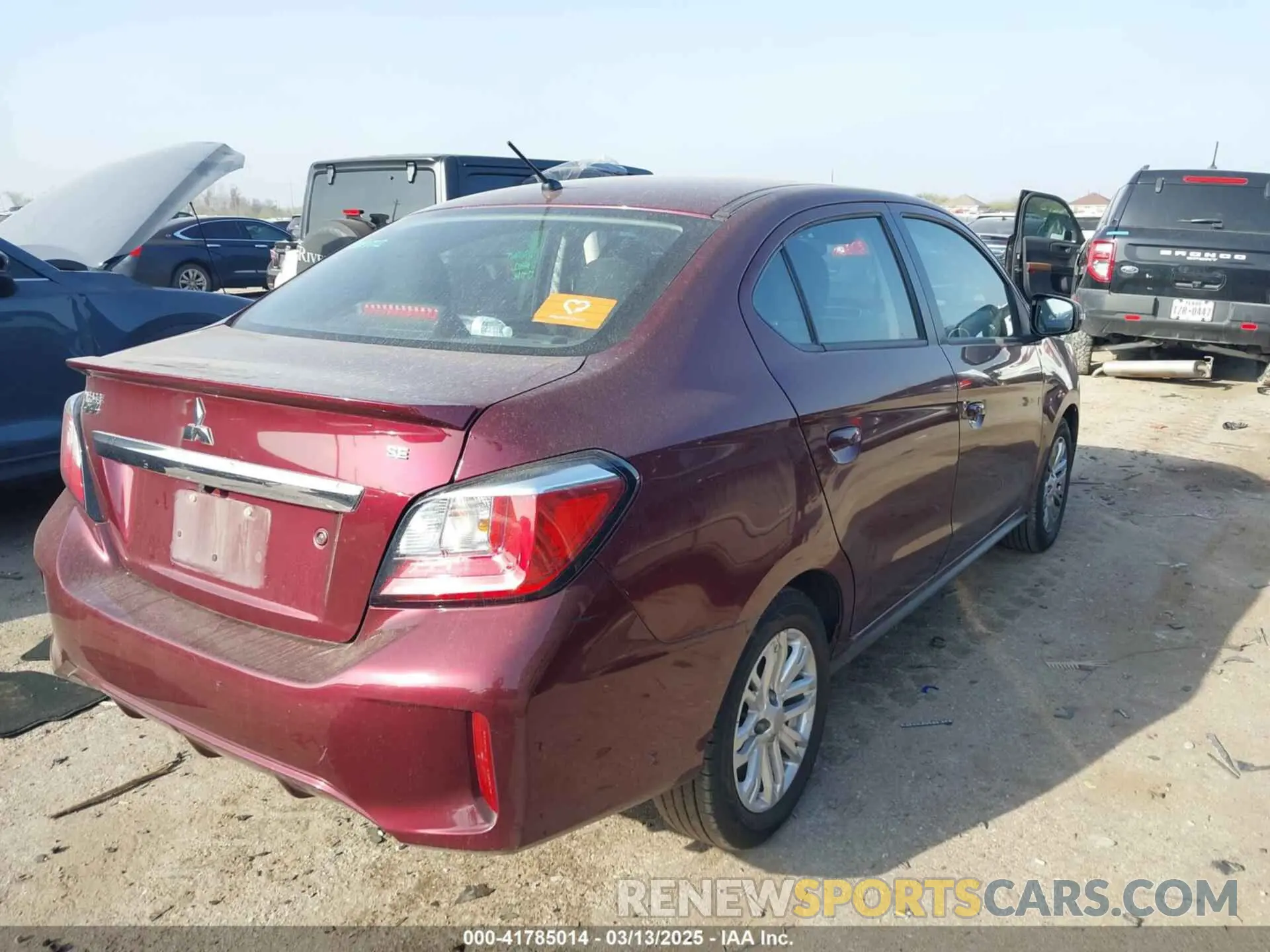 4 Photograph of a damaged car ML32FVFJ5MHF02360 MITSUBISHI MIRAGE G4 2021