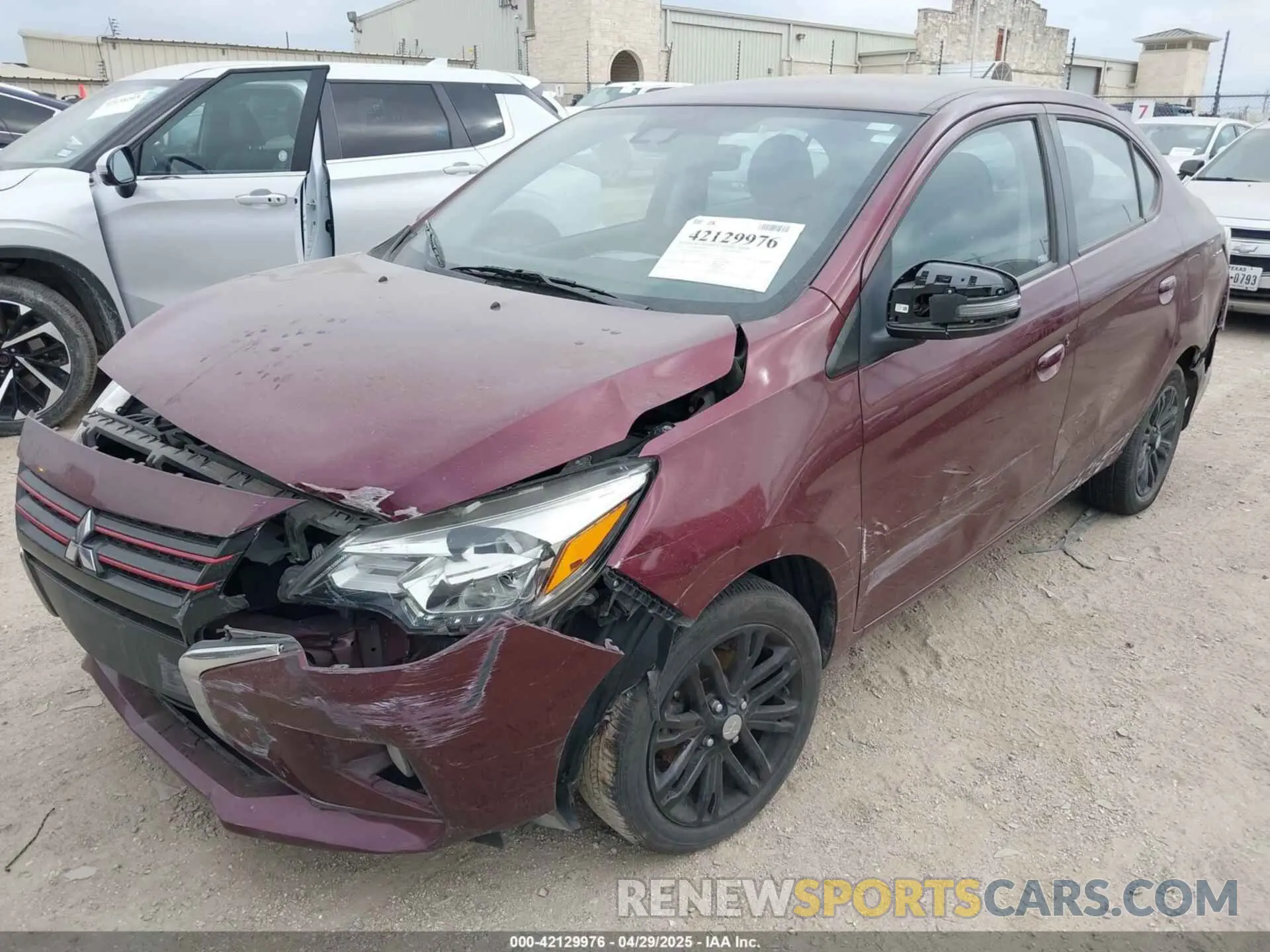 2 Photograph of a damaged car ML32FVFJ9MHF01230 MITSUBISHI MIRAGE G4 2021