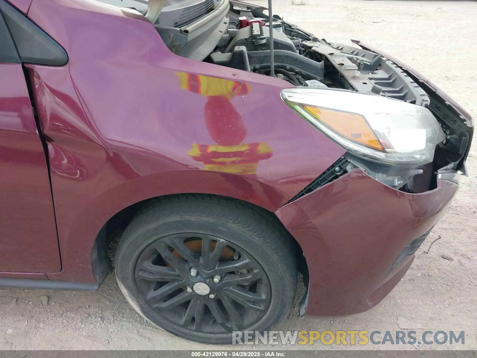 6 Photograph of a damaged car ML32FVFJ9MHF01230 MITSUBISHI MIRAGE G4 2021