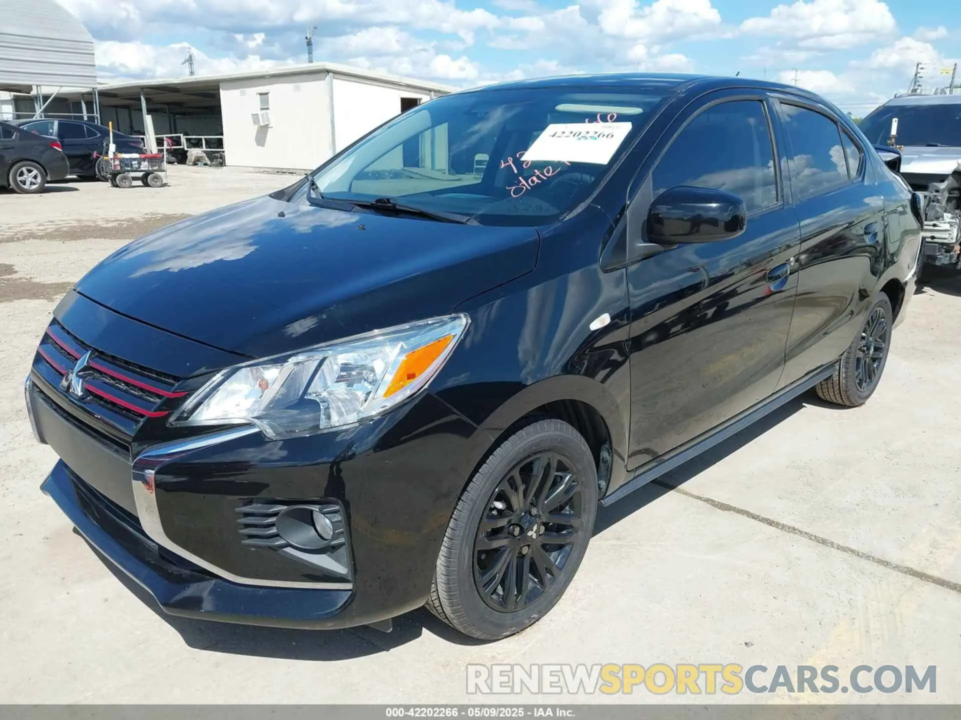 2 Photograph of a damaged car ML32FUFJ0NHF03413 MITSUBISHI MIRAGE G4 2022