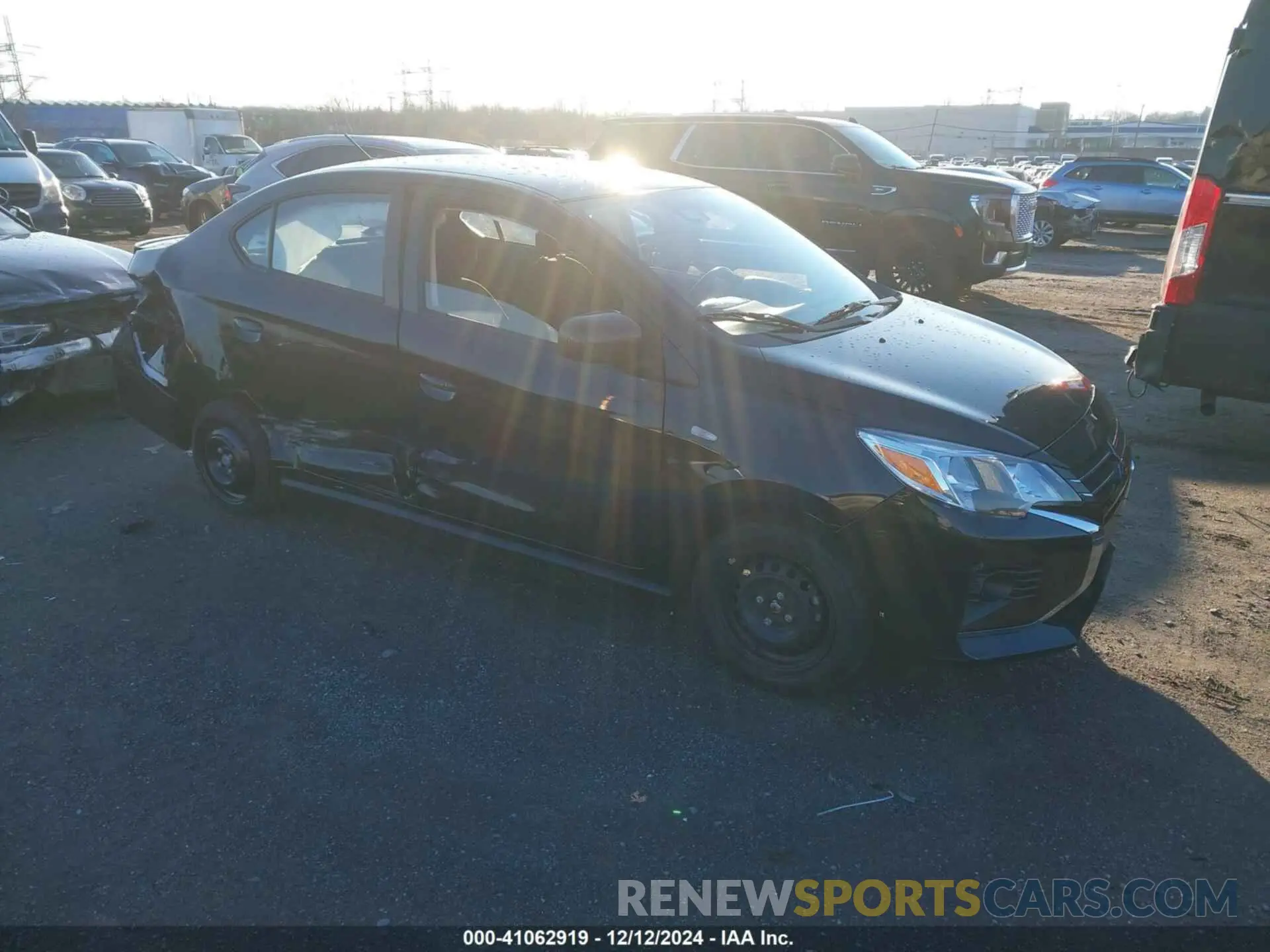 1 Photograph of a damaged car ML32FUFJ0NHF07994 MITSUBISHI MIRAGE G4 2022