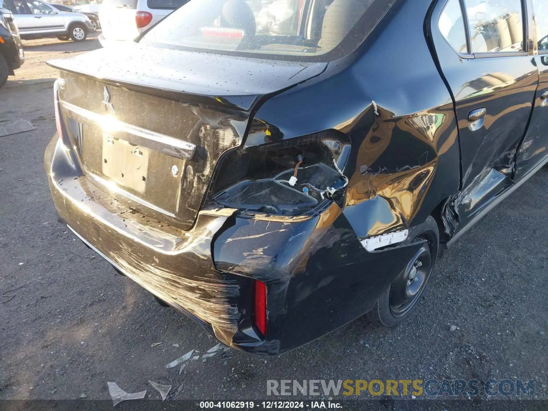6 Photograph of a damaged car ML32FUFJ0NHF07994 MITSUBISHI MIRAGE G4 2022