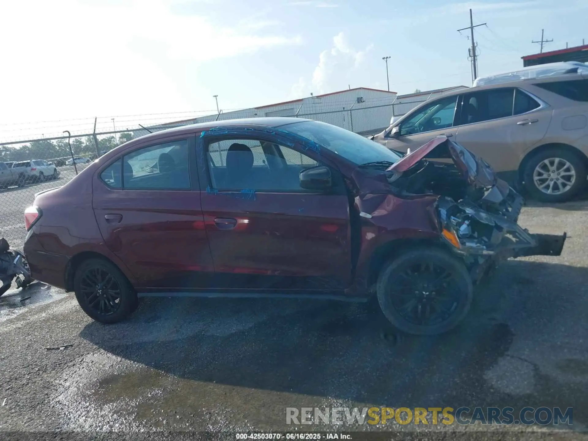 13 Photograph of a damaged car ML32FUFJ2NHF08287 MITSUBISHI MIRAGE G4 2022