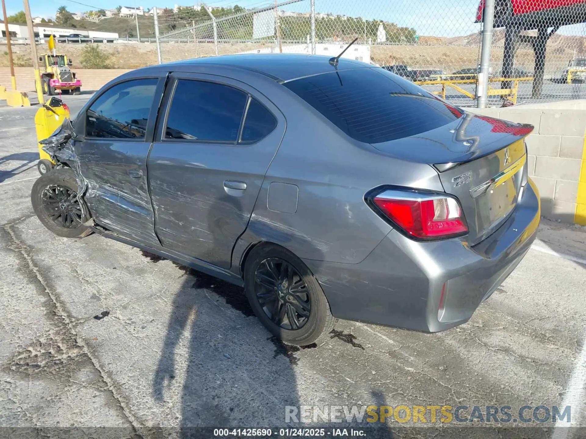 3 Photograph of a damaged car ML32FUFJ5NHF03312 MITSUBISHI MIRAGE G4 2022