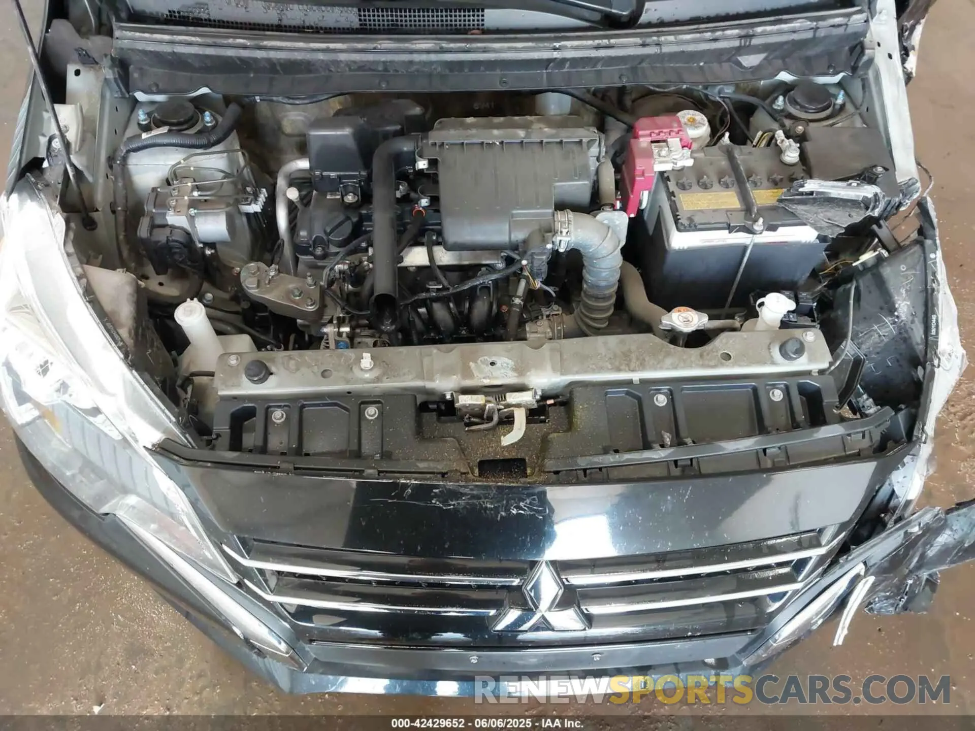 10 Photograph of a damaged car ML32FUFJ7NHF01450 MITSUBISHI MIRAGE G4 2022