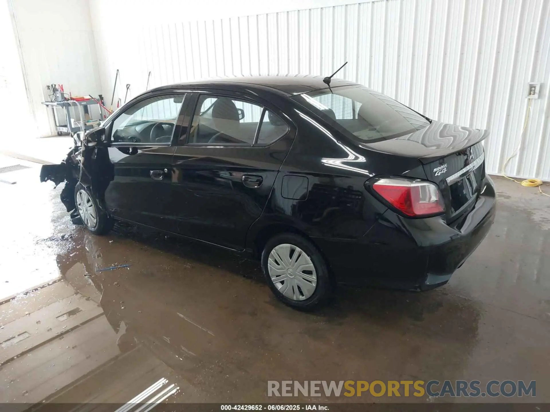 3 Photograph of a damaged car ML32FUFJ7NHF01450 MITSUBISHI MIRAGE G4 2022