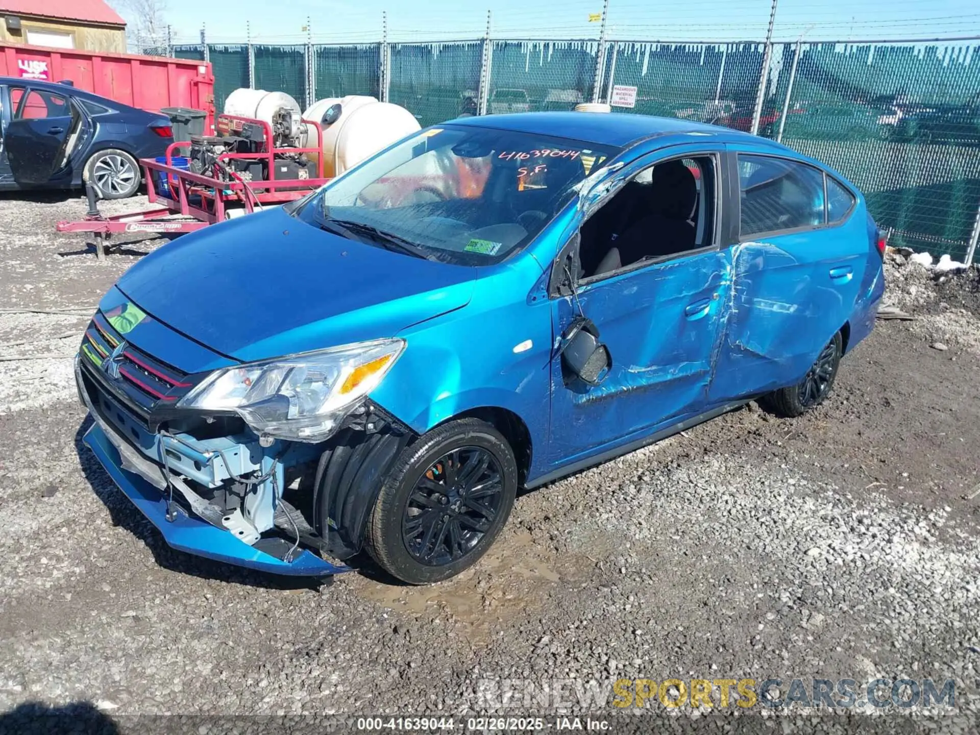 2 Photograph of a damaged car ML32FUFJ7NHF08253 MITSUBISHI MIRAGE G4 2022