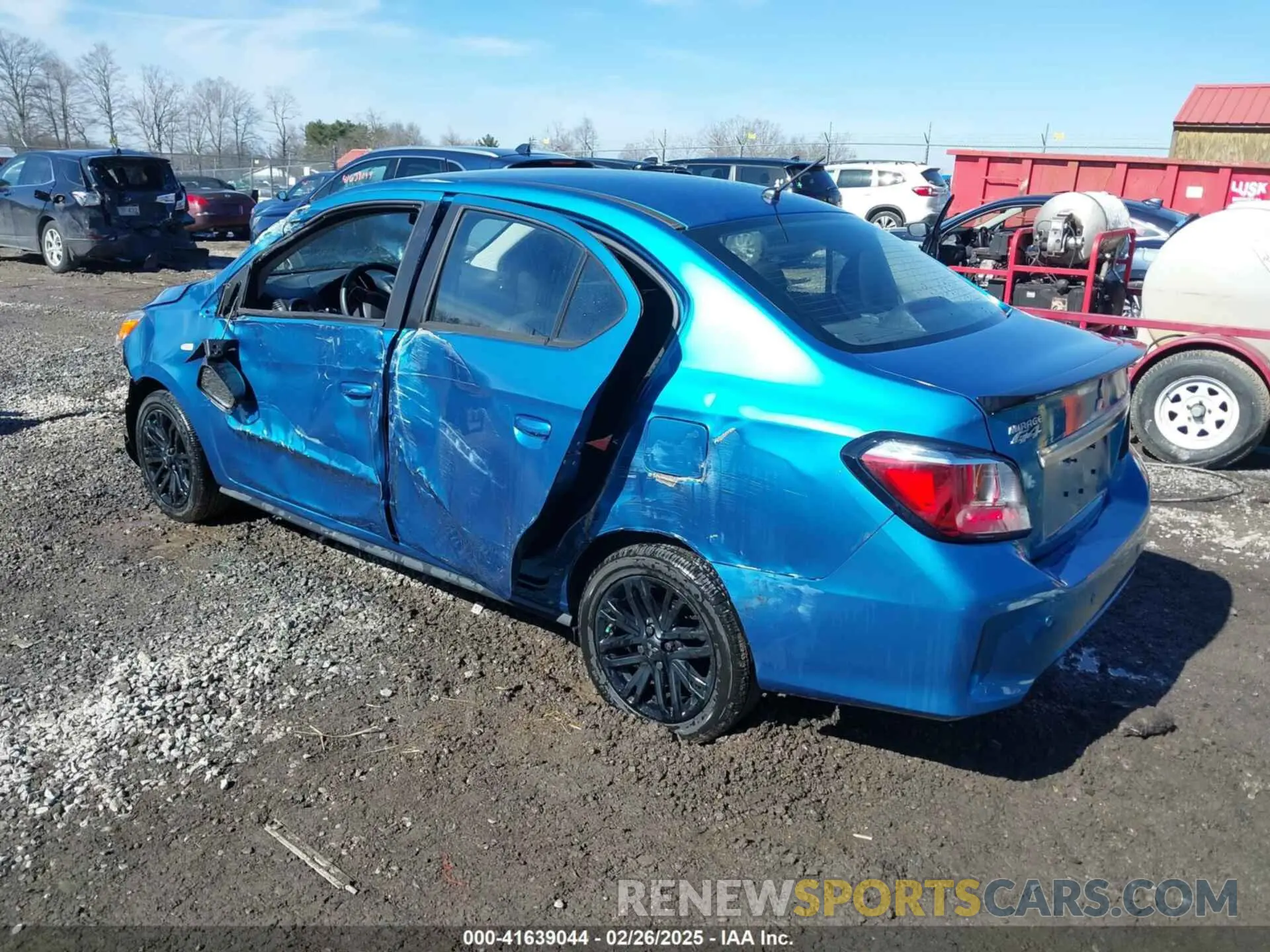 3 Photograph of a damaged car ML32FUFJ7NHF08253 MITSUBISHI MIRAGE G4 2022