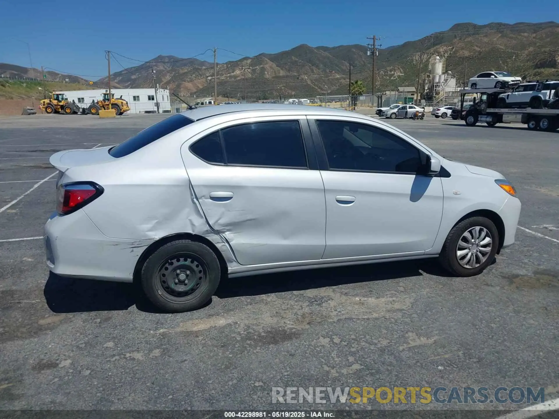 13 Photograph of a damaged car ML32FUFJ7NHF09676 MITSUBISHI MIRAGE G4 2022