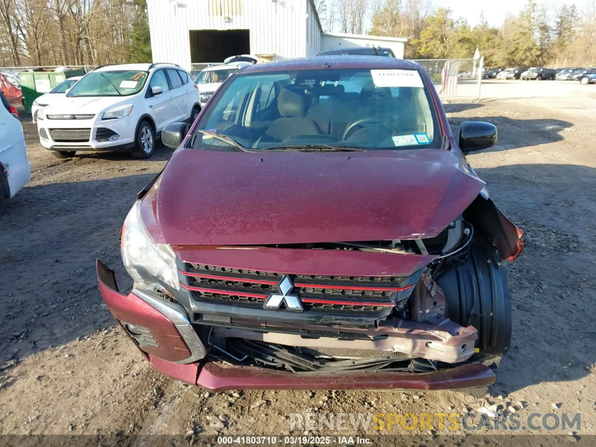 6 Photograph of a damaged car ML32FUFJXNHF04861 MITSUBISHI MIRAGE G4 2022