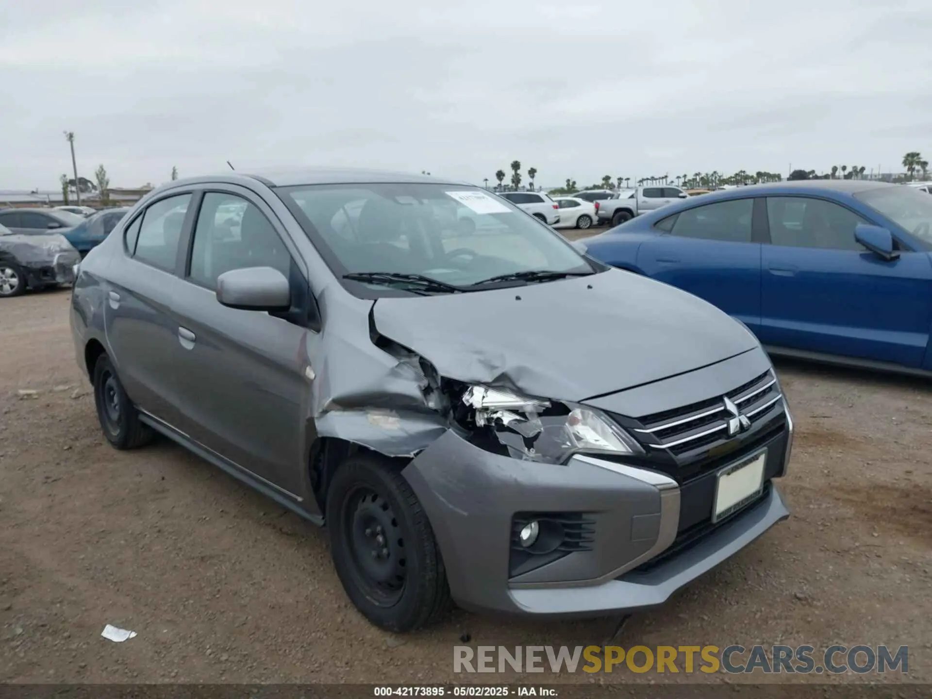 6 Photograph of a damaged car ML32FUFJXNHF07193 MITSUBISHI MIRAGE G4 2022