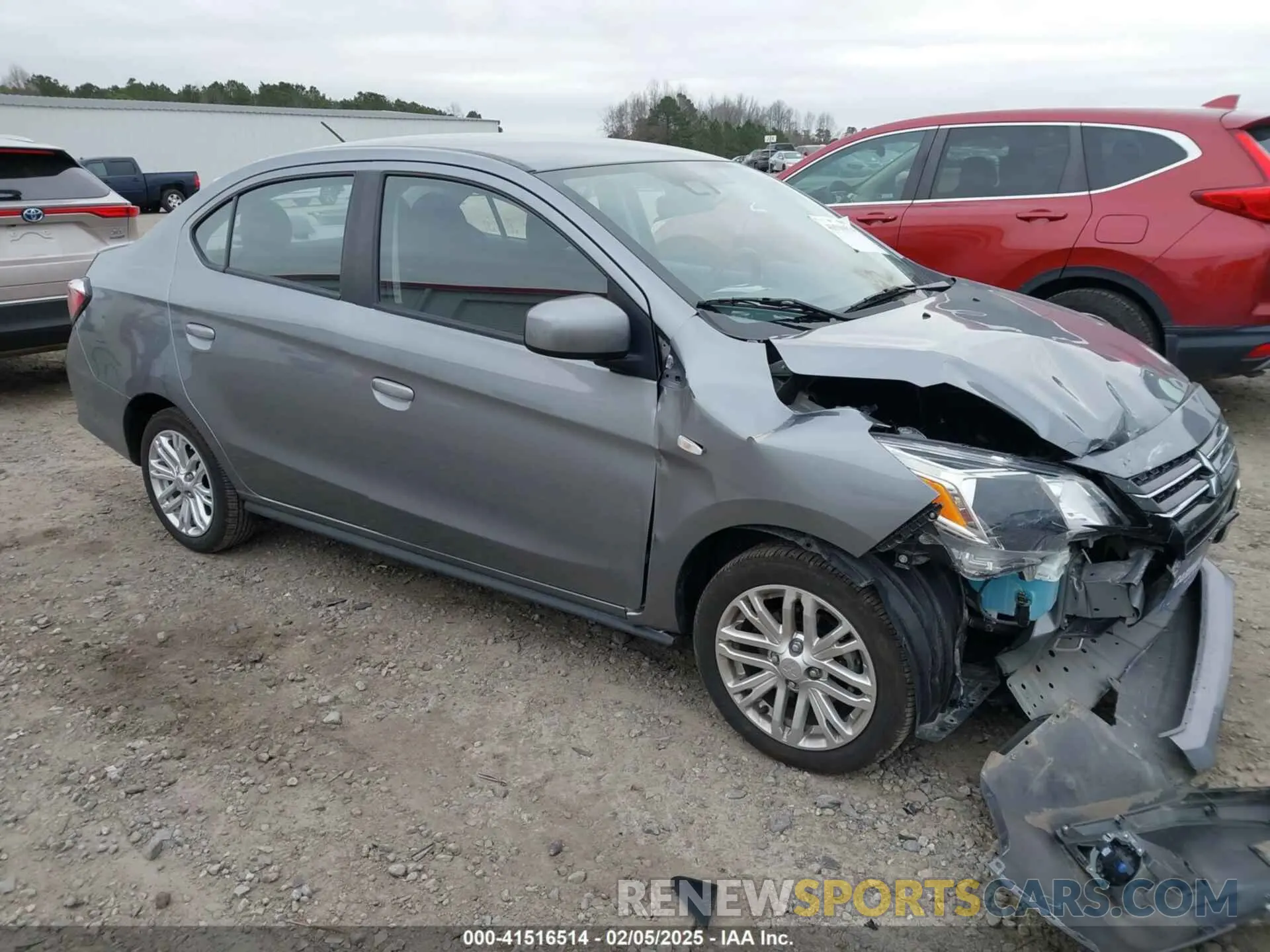 1 Photograph of a damaged car ML32FUFJ2PHF06171 MITSUBISHI MIRAGE G4 2023